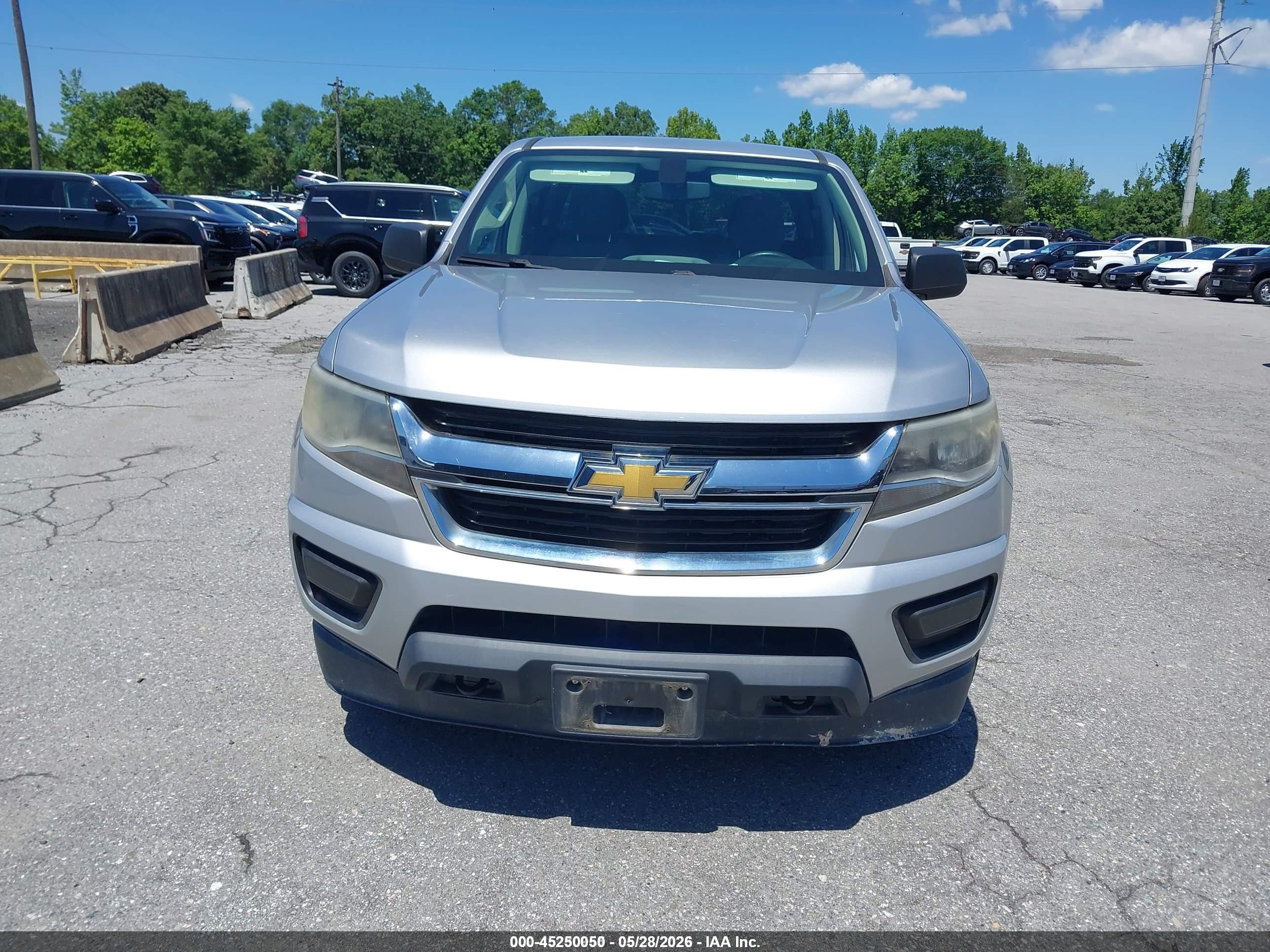 2017 Chevrolet Colorado Wt Silver vin: 1GCGTBEN1H1219996