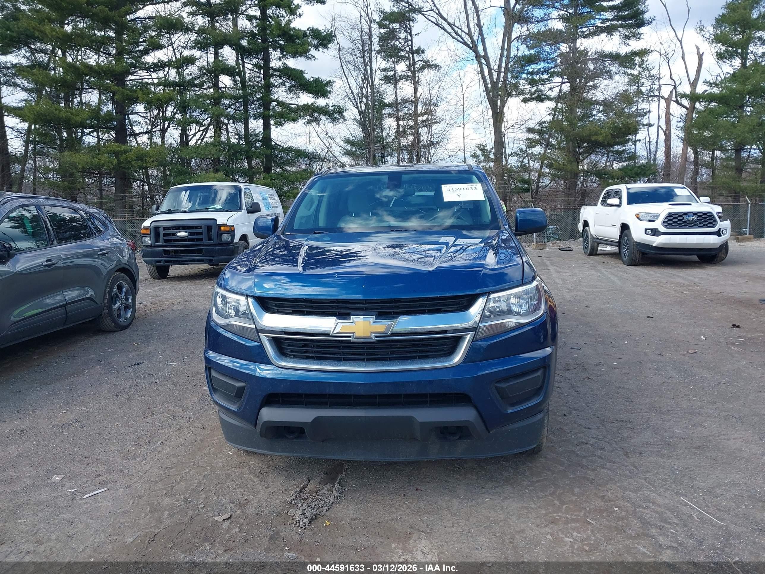 2019 Chevrolet Colorado Wt Blue vin: 1GCGTBEN1K1132655