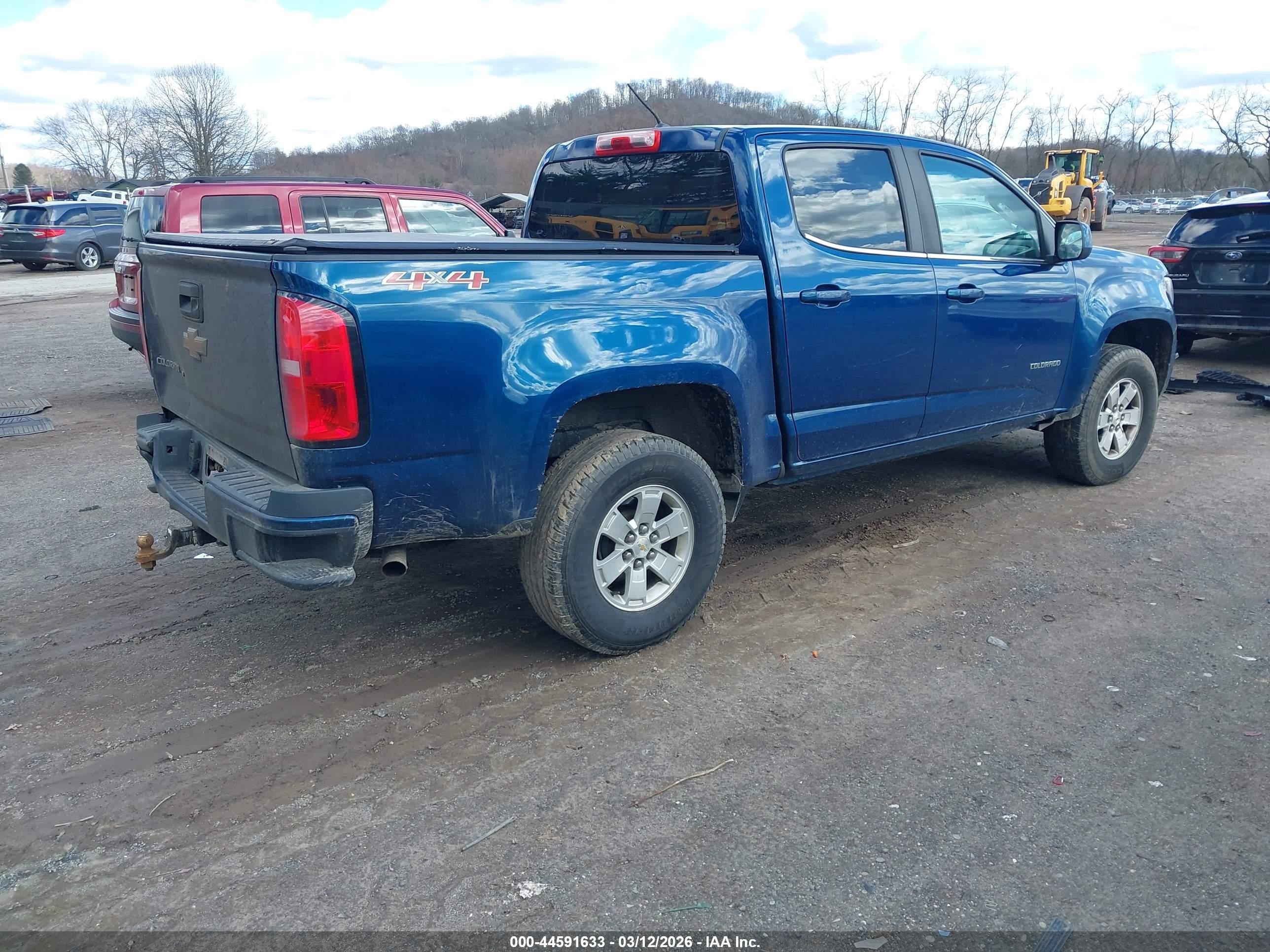 2019 Chevrolet Colorado Wt Blue vin: 1GCGTBEN1K1132655