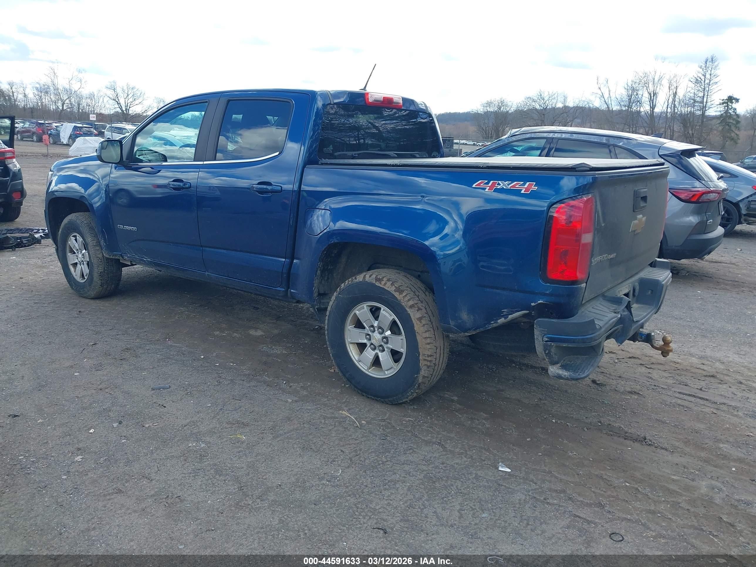 2019 Chevrolet Colorado Wt Blue vin: 1GCGTBEN1K1132655