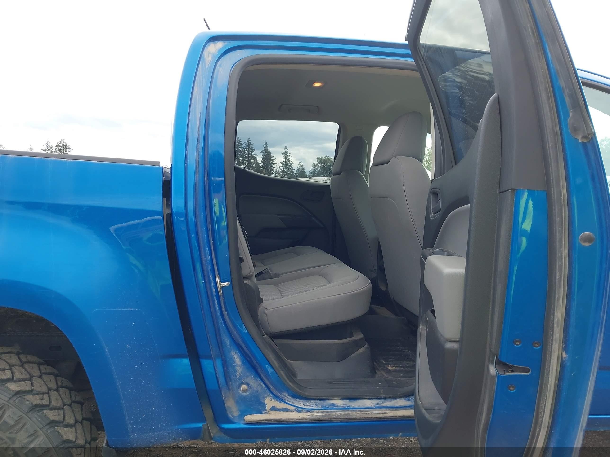 2022 Chevrolet Colorado 4wd  Short Box Wt Blue vin: 1GCGTBEN4N1118477