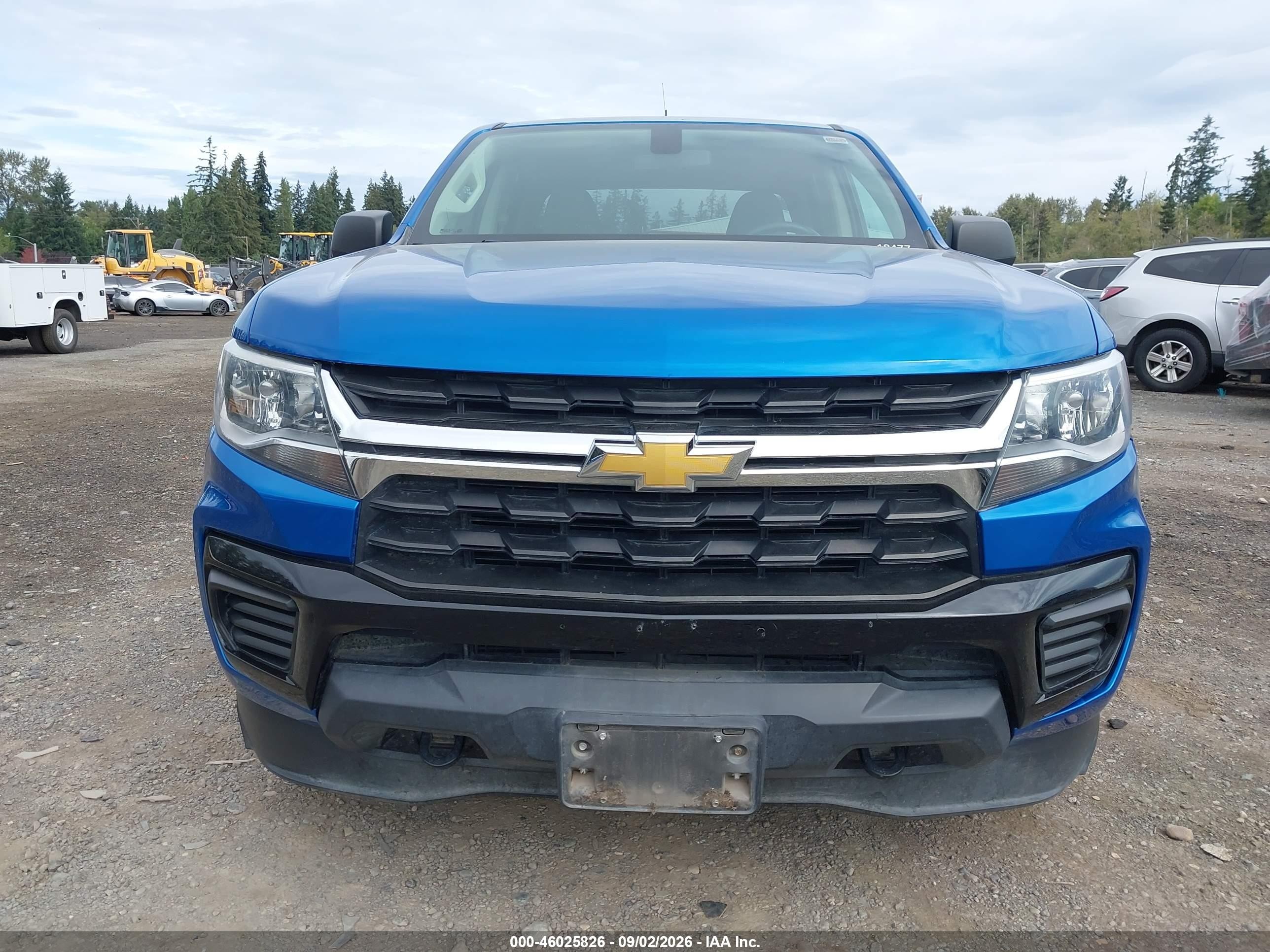 2022 Chevrolet Colorado 4wd  Short Box Wt Blue vin: 1GCGTBEN4N1118477