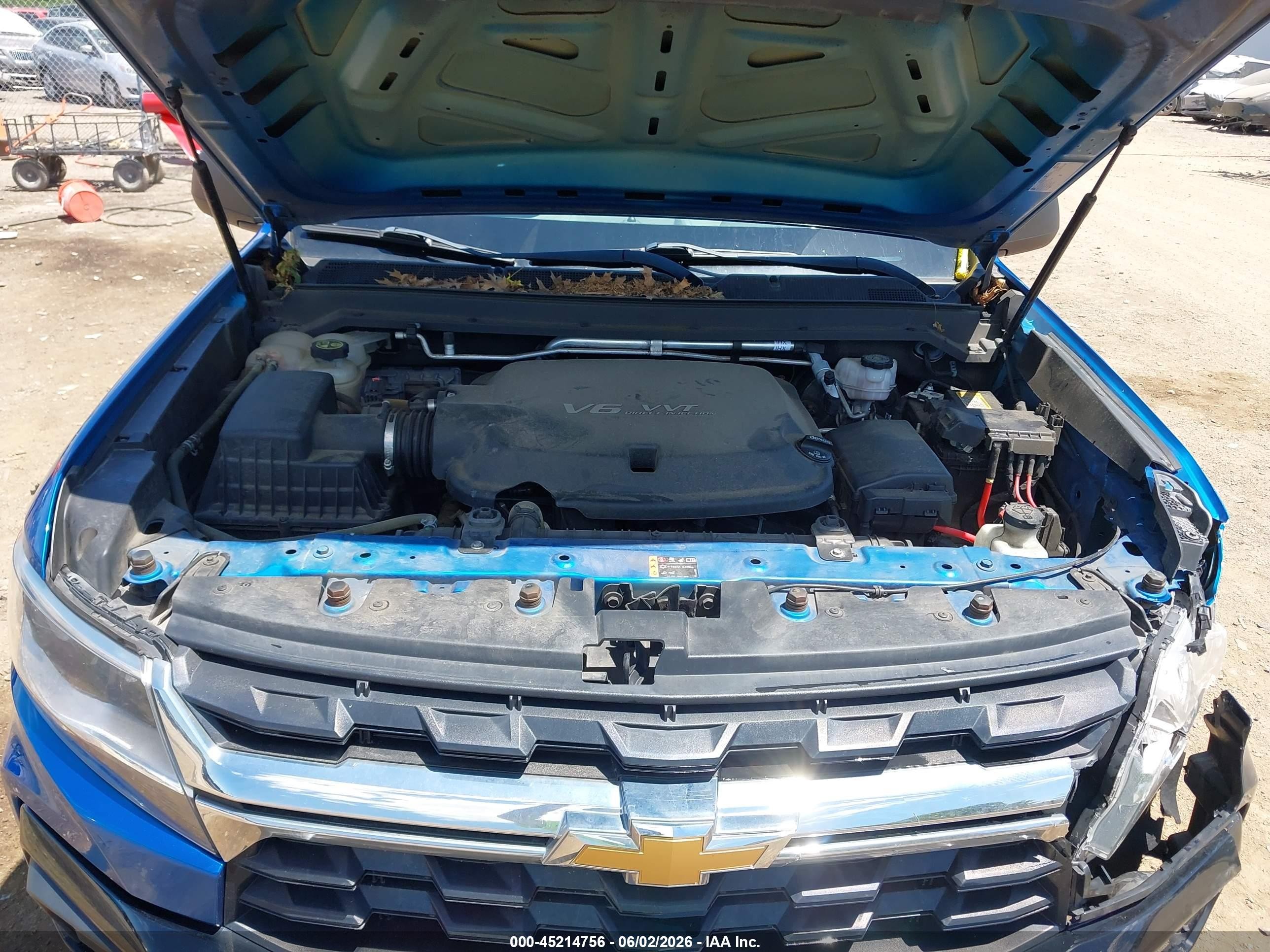 2021 Chevrolet Colorado 4wd  Short Box Wt Blue vin: 1GCGTBEN5M1236584