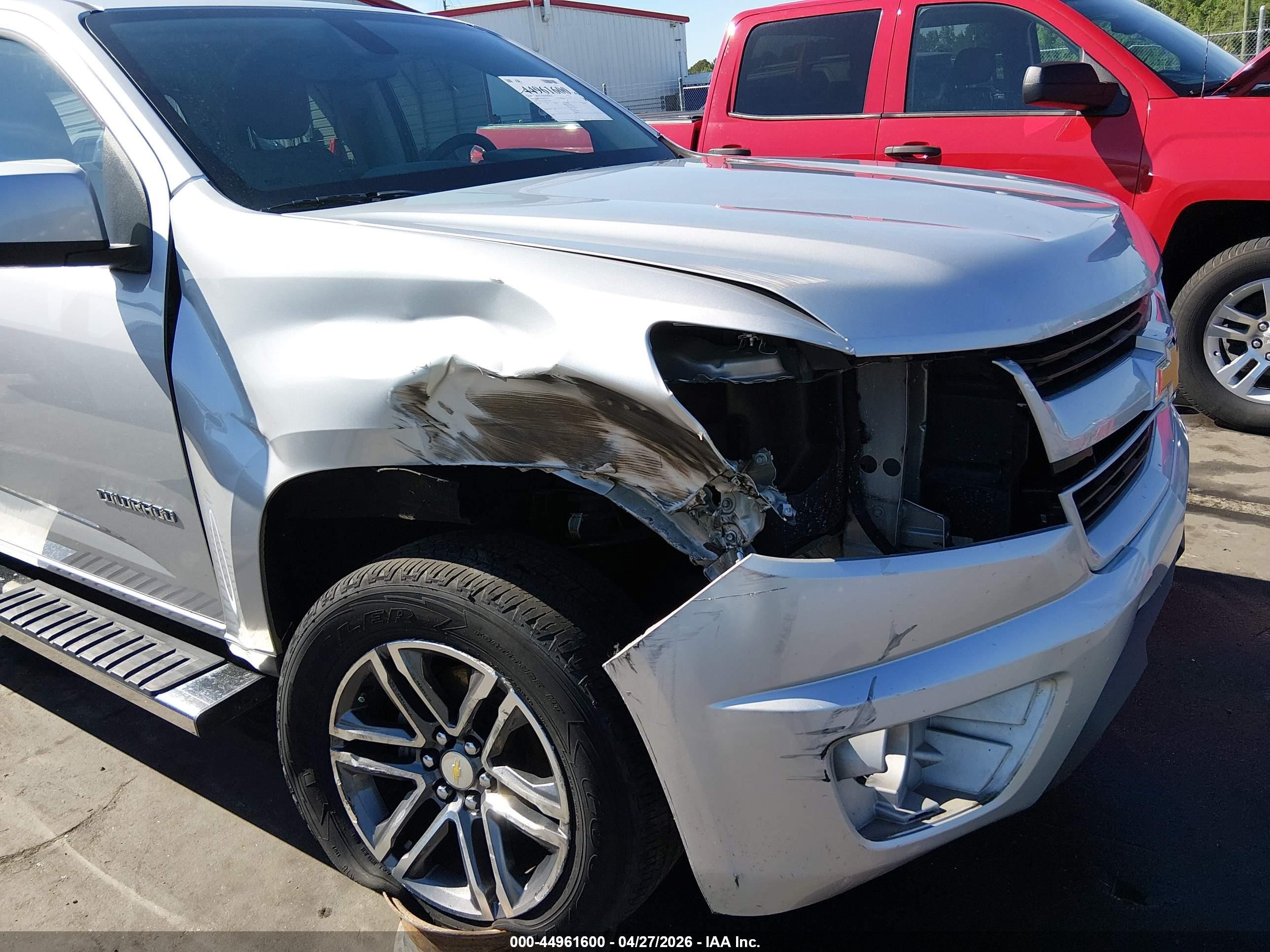 2019 Chevrolet Colorado Wt Silver vin: 1GCGTBEN6K1345584