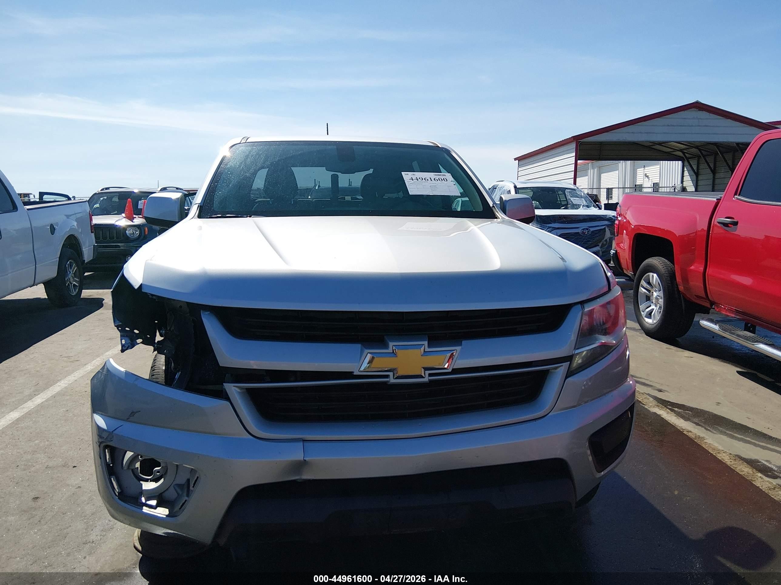 2019 Chevrolet Colorado Wt Silver vin: 1GCGTBEN6K1345584