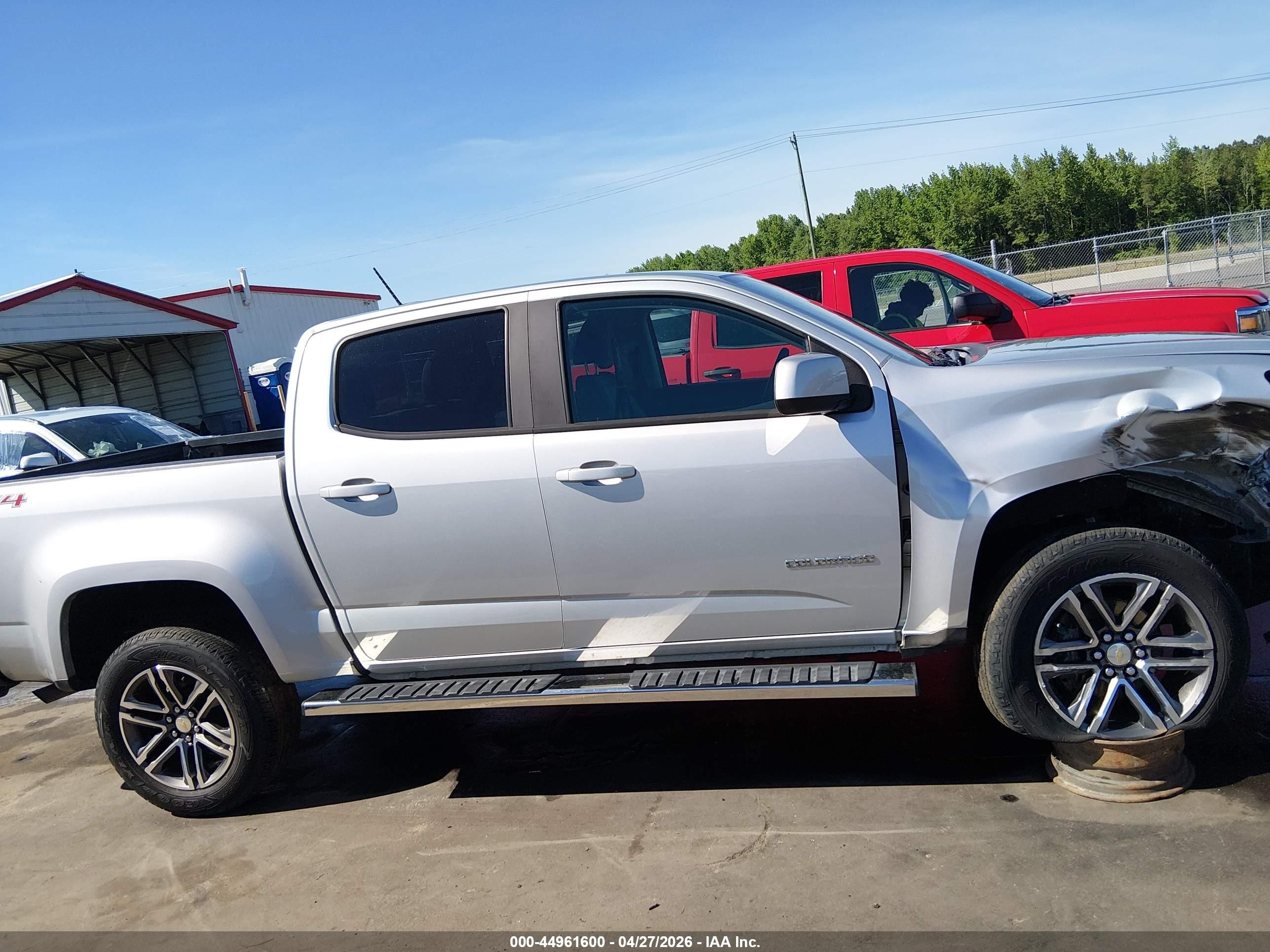 2019 Chevrolet Colorado Wt Silver vin: 1GCGTBEN6K1345584