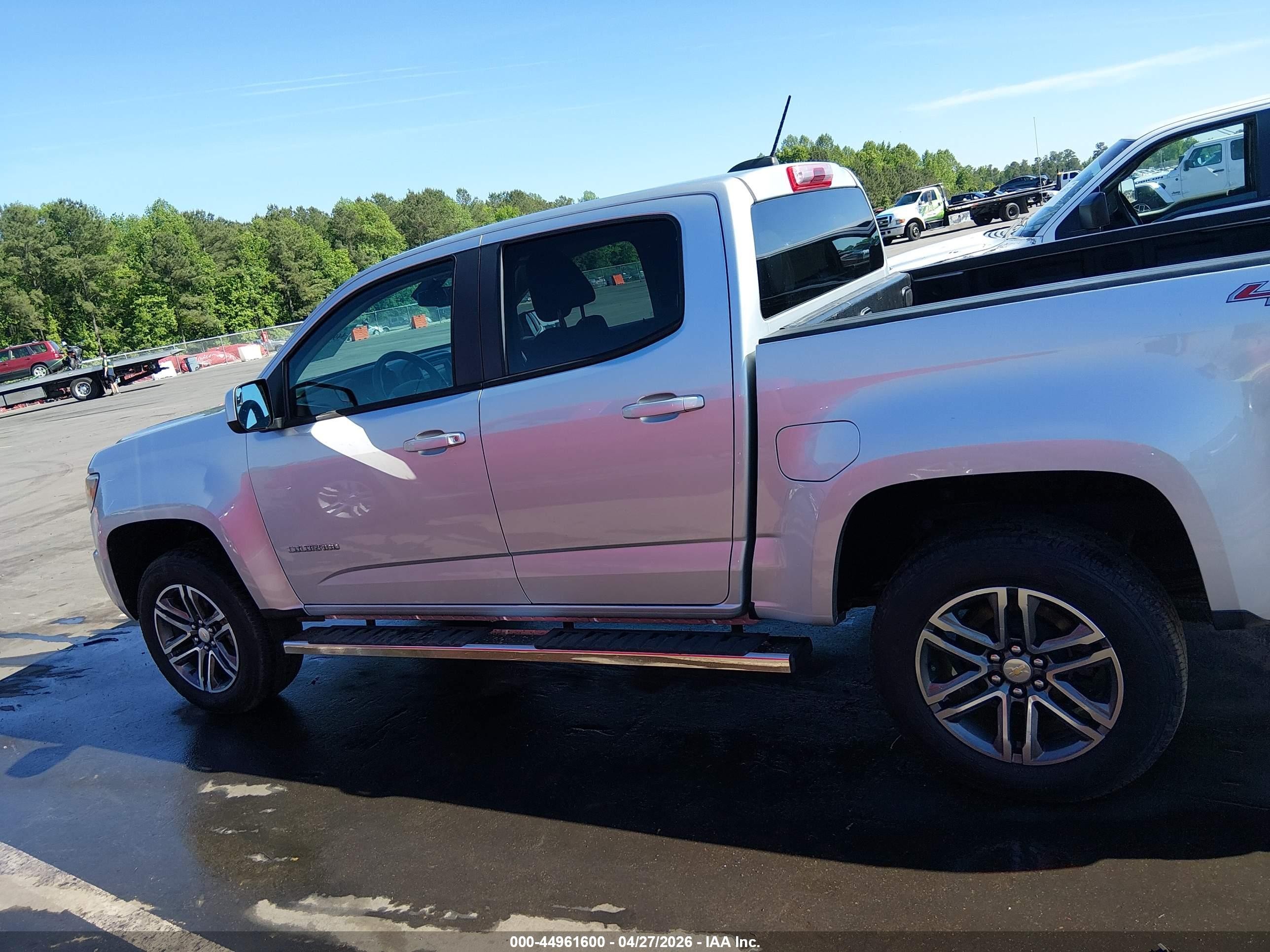 2019 Chevrolet Colorado Wt Silver vin: 1GCGTBEN6K1345584