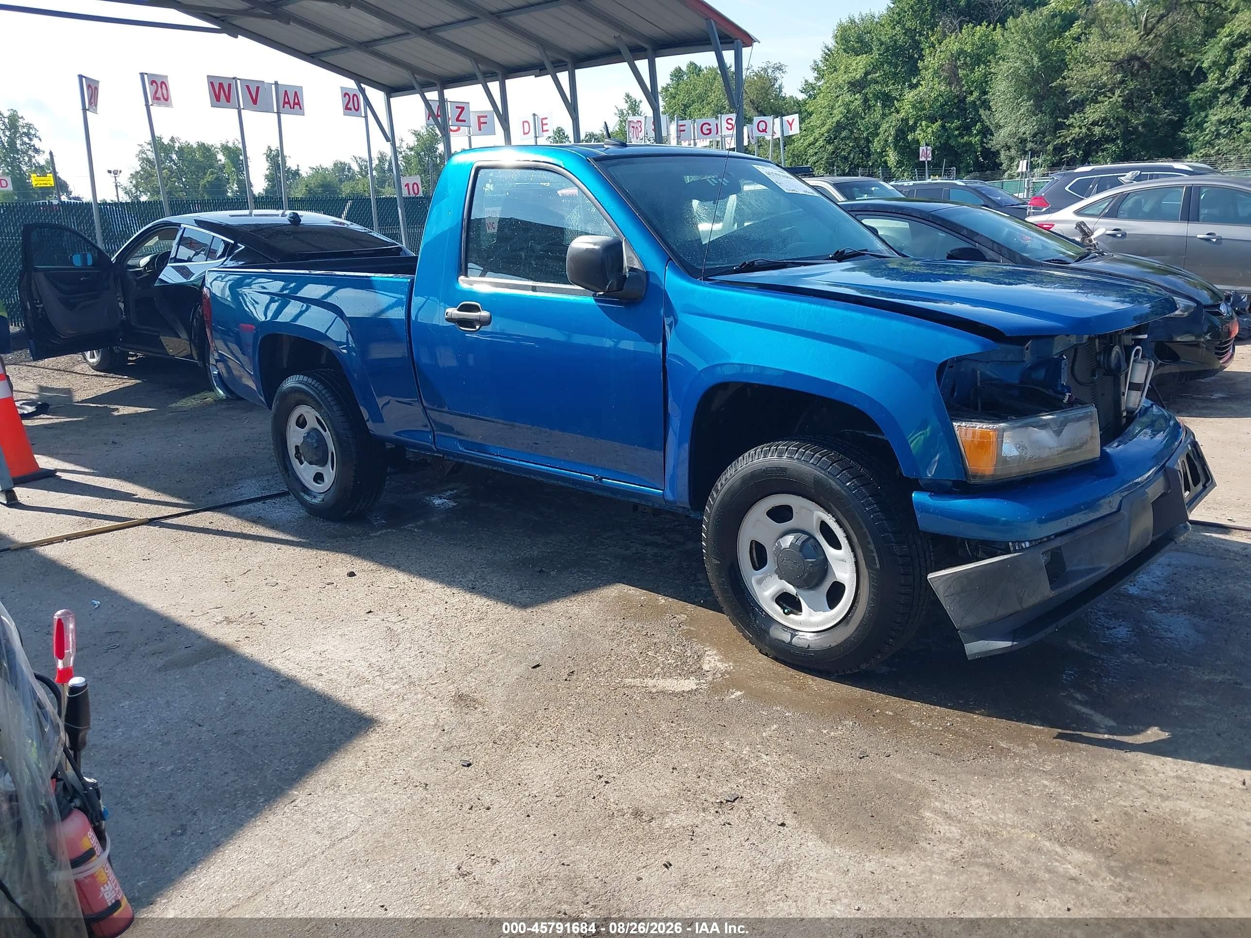 2012 Chevrolet Colorado Work Truck Синий vin: 1GCGTBF99C8136513