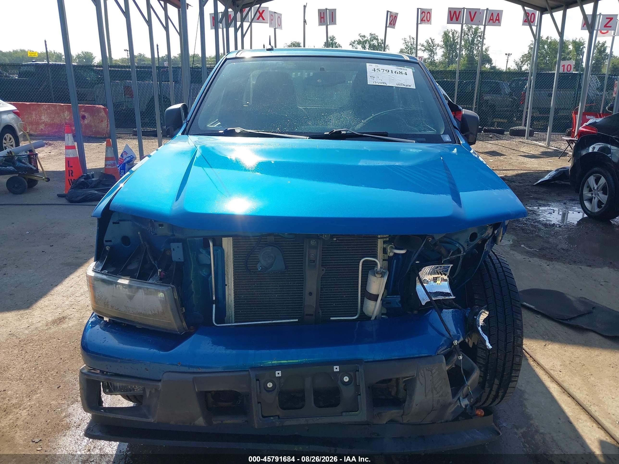 2012 Chevrolet Colorado Work Truck Синий vin: 1GCGTBF99C8136513