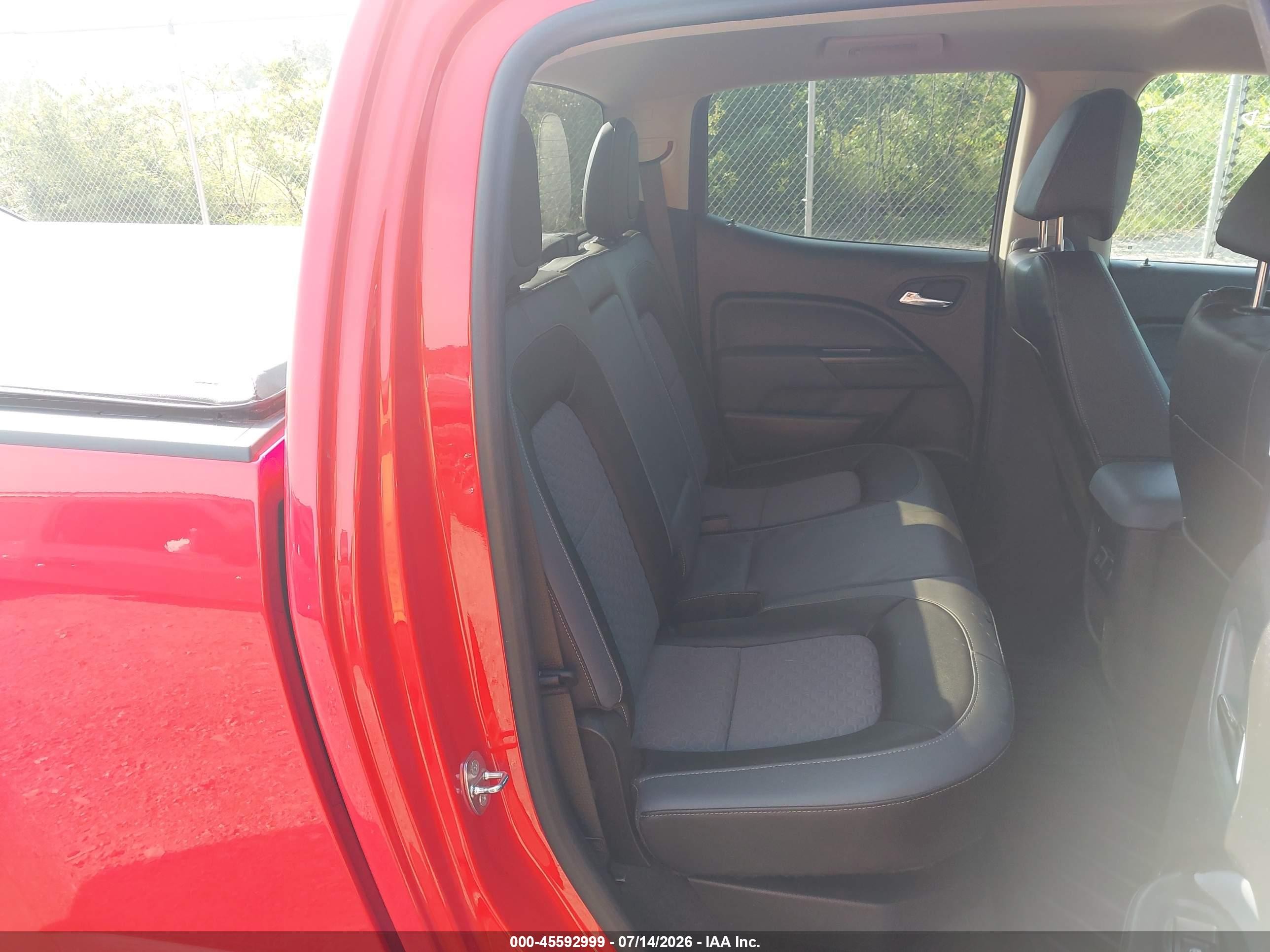 2015 Chevrolet Colorado 4wd Z71 Red vin: 1GCGTCE30F1263649