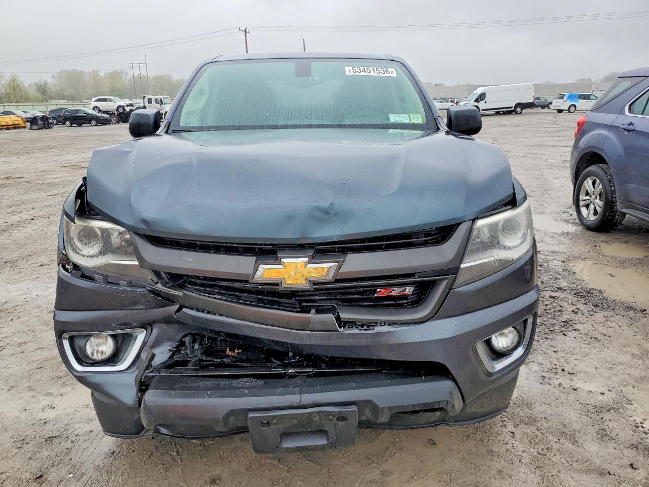 2015 Chevrolet Colorado Z71 Blue vin: 1GCGTCE31F1202598