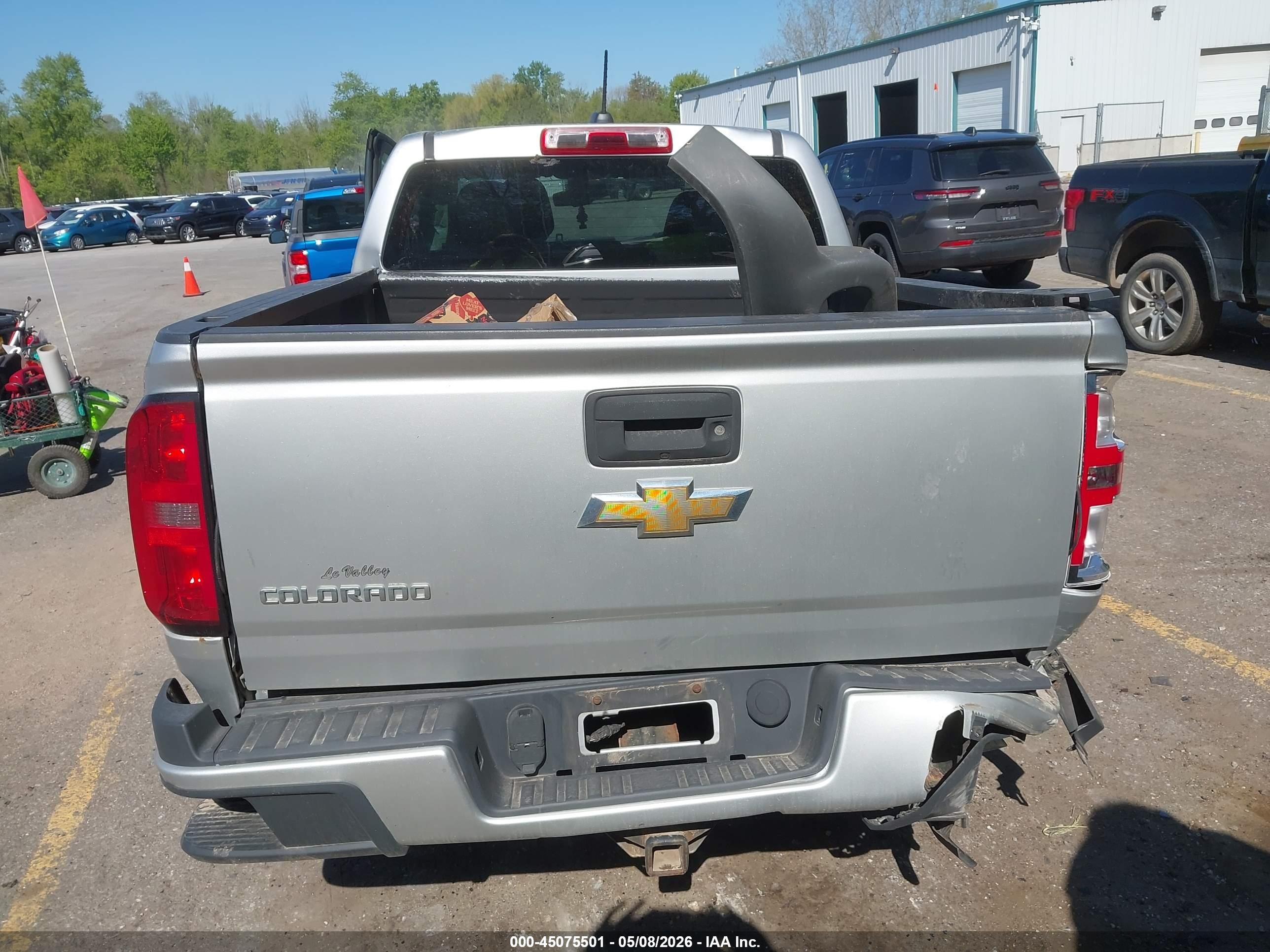 2015 Chevrolet Colorado Z71 Silver vin: 1GCGTCE31F1203122