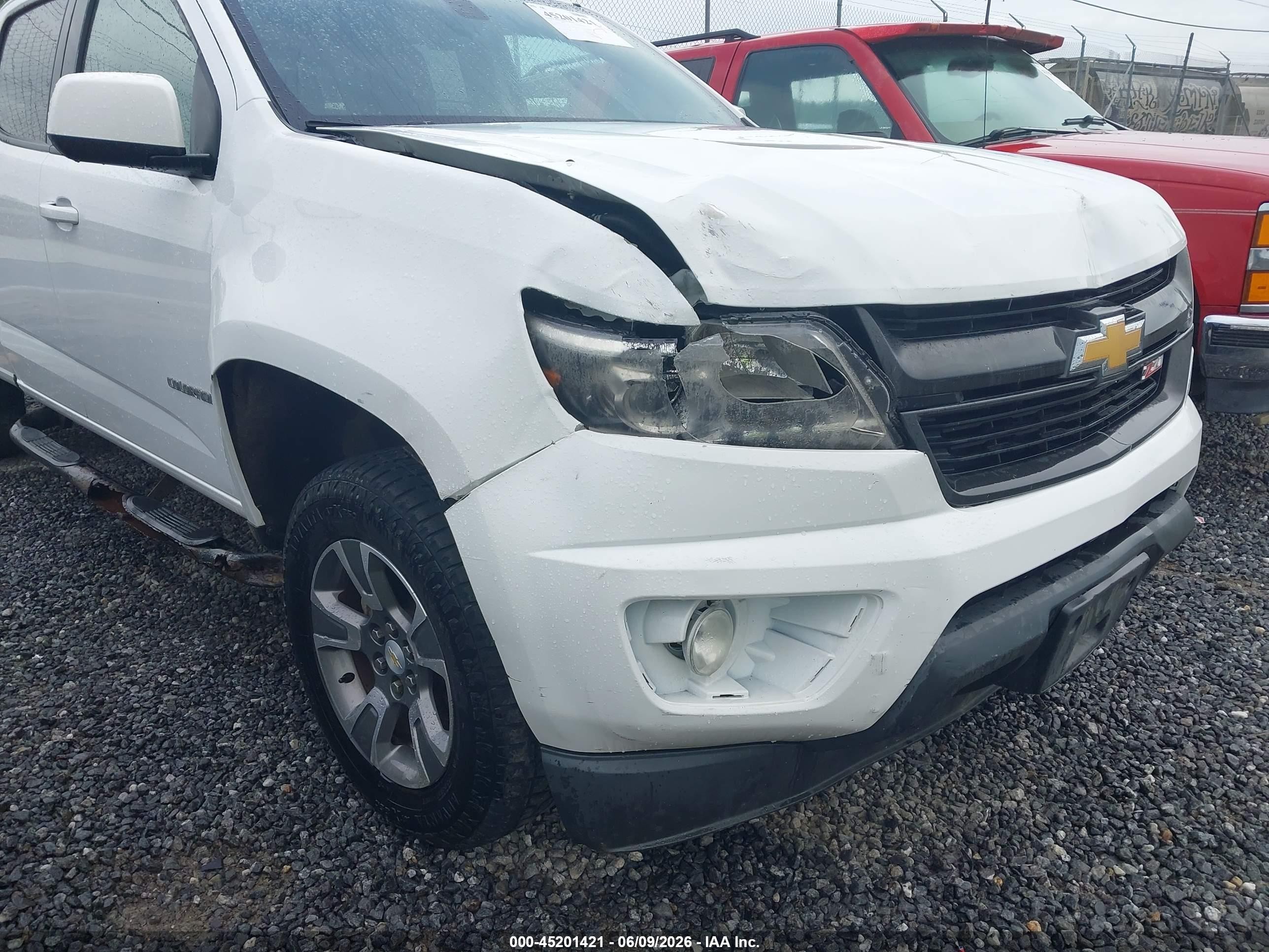 2015 Chevrolet Colorado Z71 White vin: 1GCGTCE32F1121285