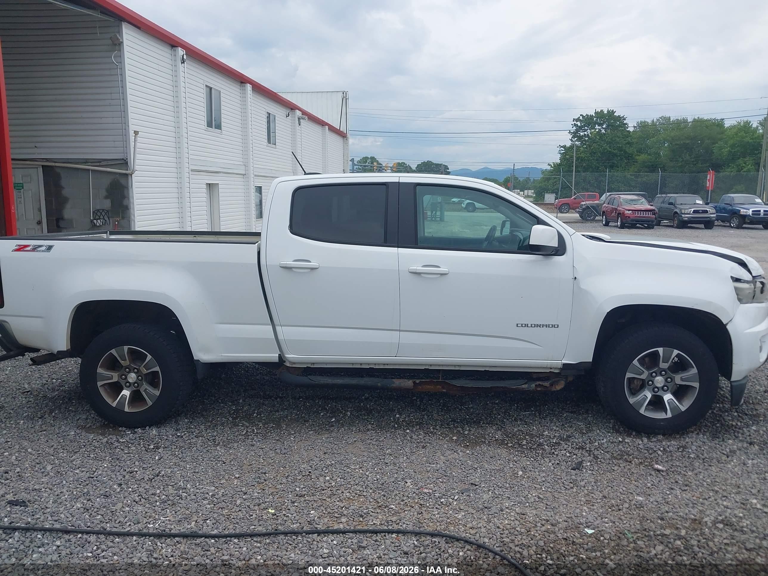 2015 Chevrolet Colorado Z71 White vin: 1GCGTCE32F1121285