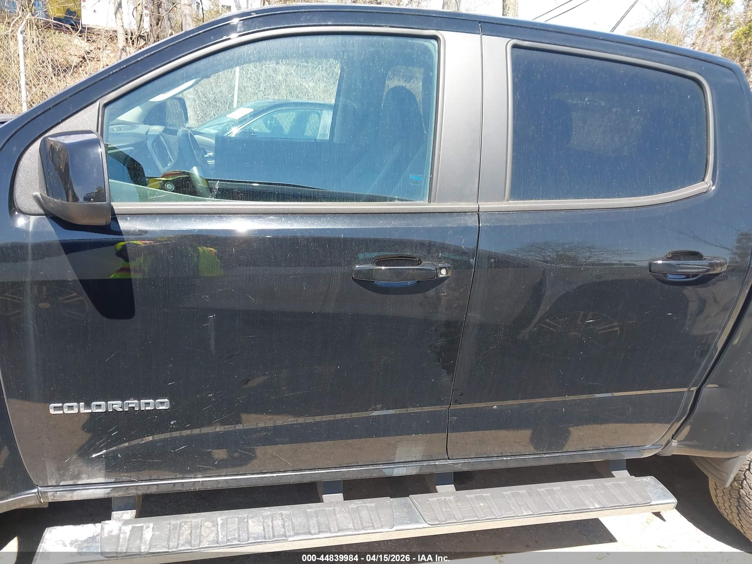2015 Chevrolet Colorado Z71 Black vin: 1GCGTCE32F1132657
