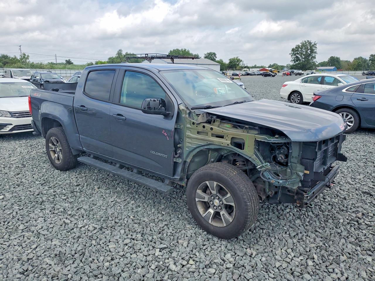 2015 Chevrolet Colorado Z71 Gray vin: 1GCGTCE32F1141133