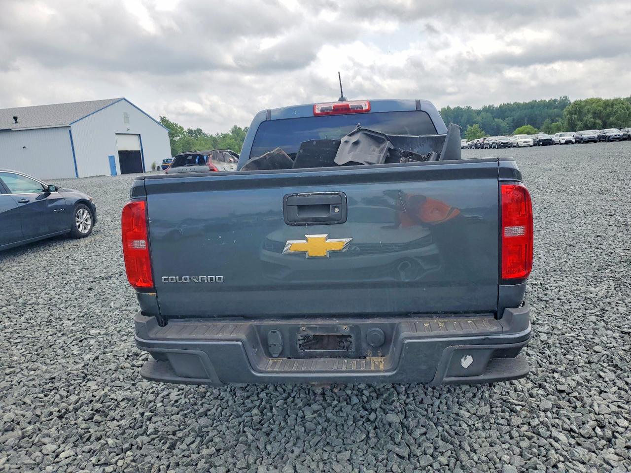2015 Chevrolet Colorado Z71 Gray vin: 1GCGTCE32F1141133