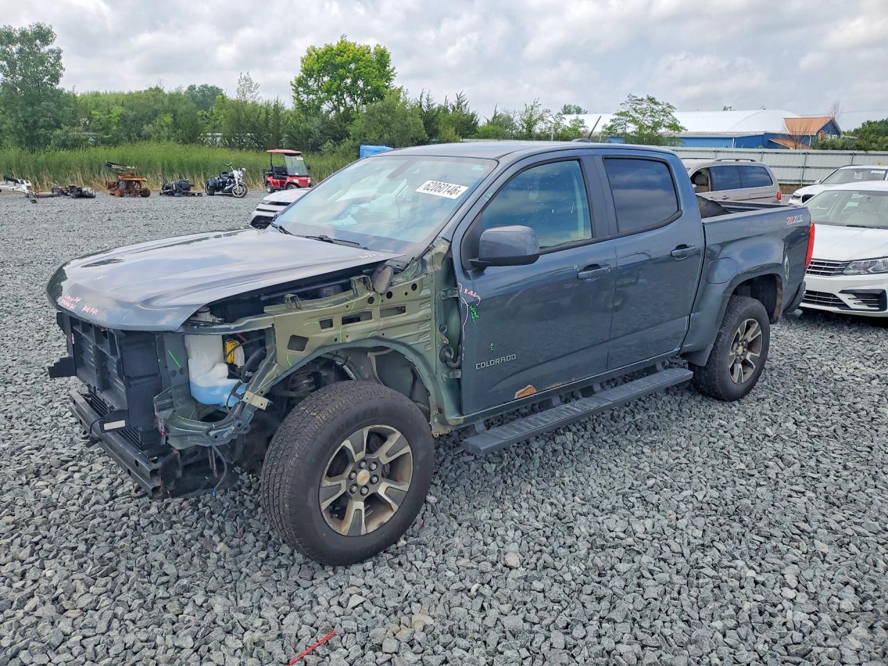2015 Chevrolet Colorado Z71 Gray vin: 1GCGTCE32F1141133