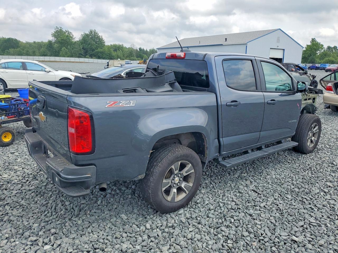 2015 Chevrolet Colorado Z71 Gray vin: 1GCGTCE32F1141133