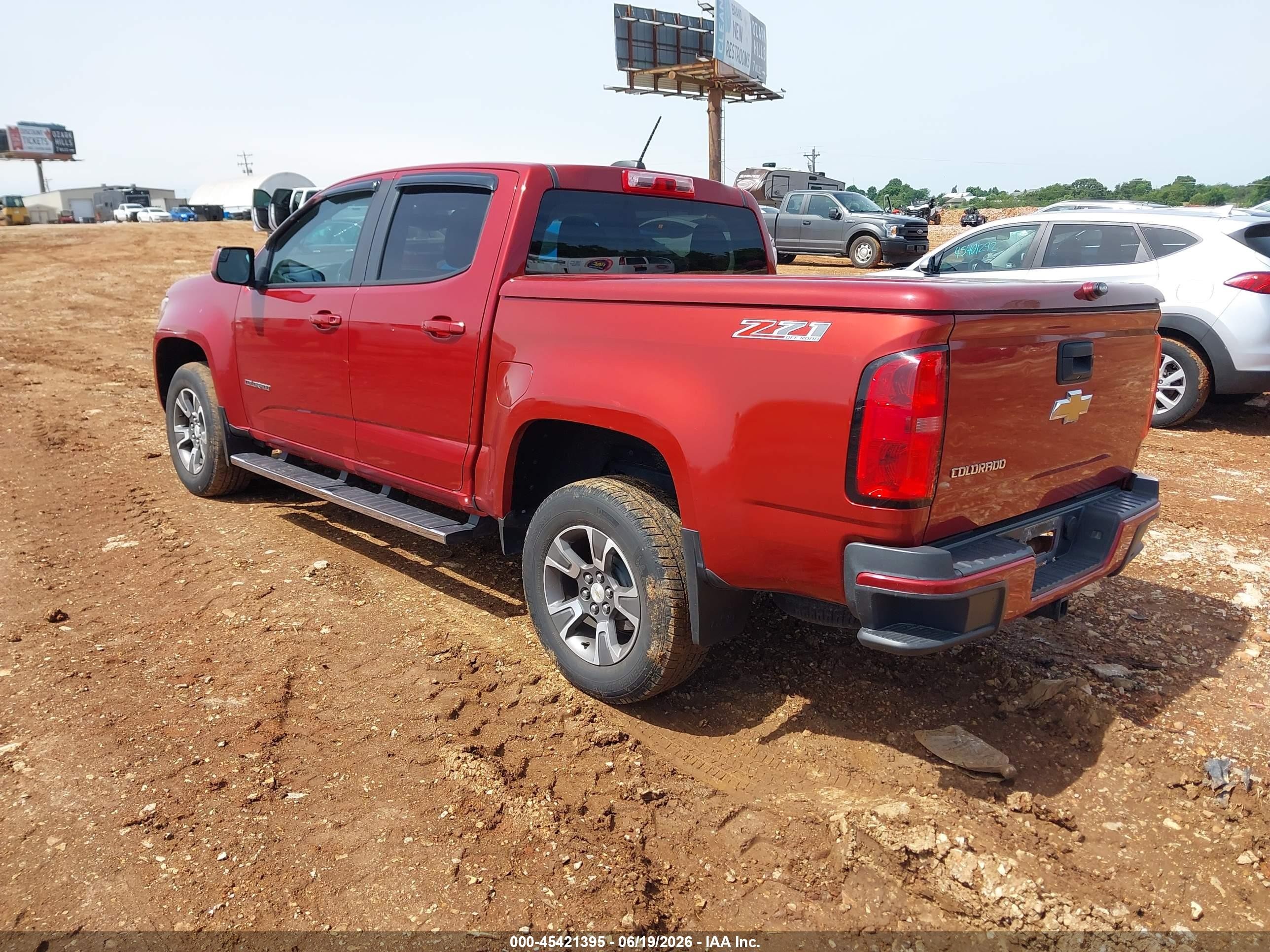 2015 Chevrolet Colorado Z71 Темно-бордовый vin: 1GCGTCE32F1215859