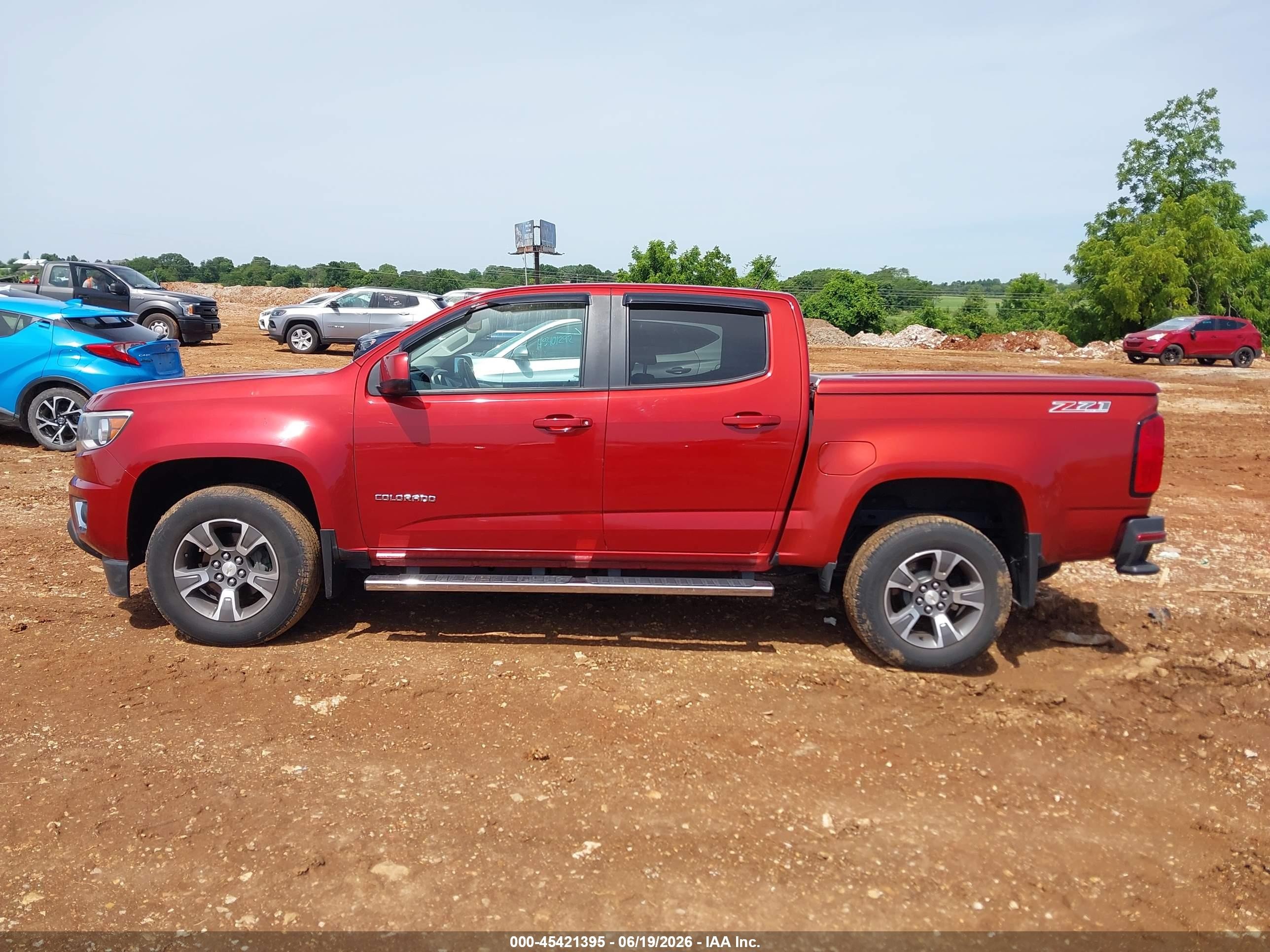 2015 Chevrolet Colorado Z71 Темно-бордовый vin: 1GCGTCE32F1215859
