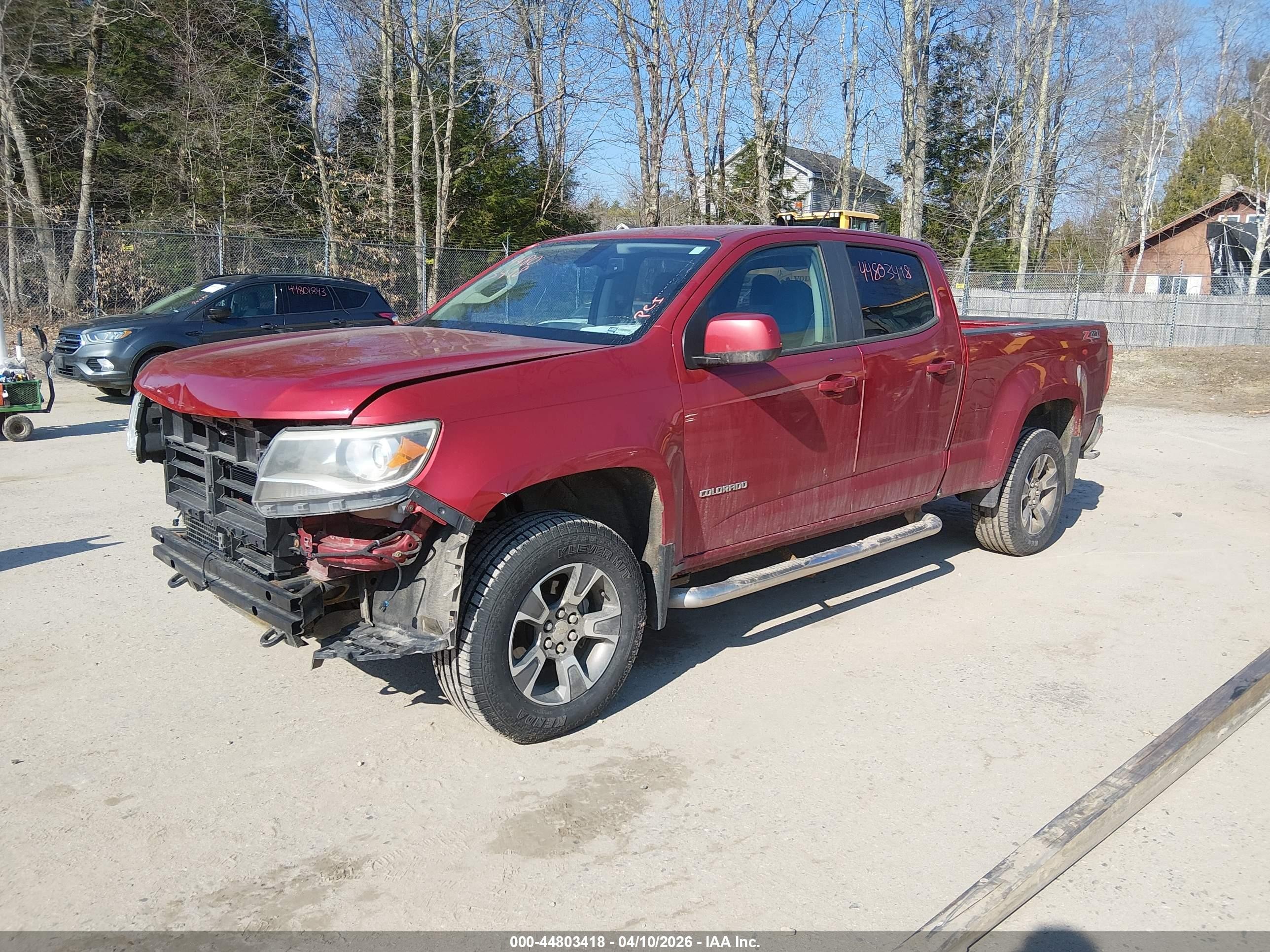 2015 Chevrolet Colorado Z71 Красный vin: 1GCGTCE33F1123126