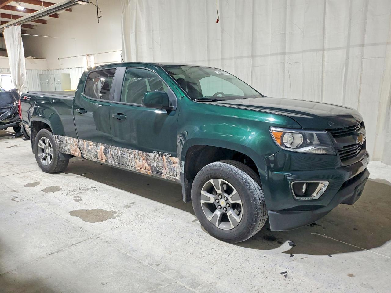 2015 Chevrolet Colorado Z71 Green vin: 1GCGTCE33F1166154