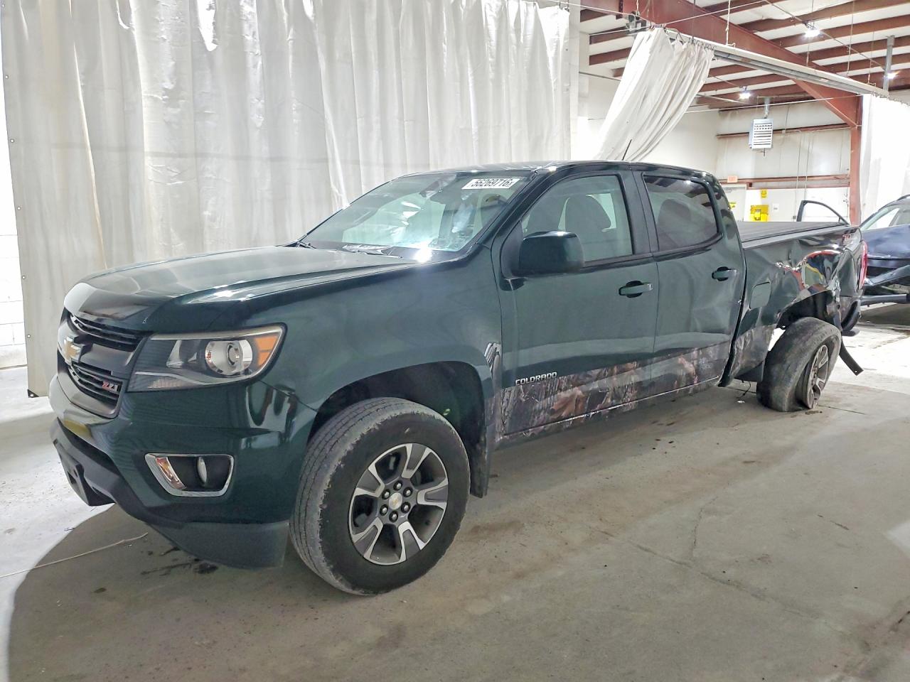2015 Chevrolet Colorado Z71 Зеленый vin: 1GCGTCE33F1166154