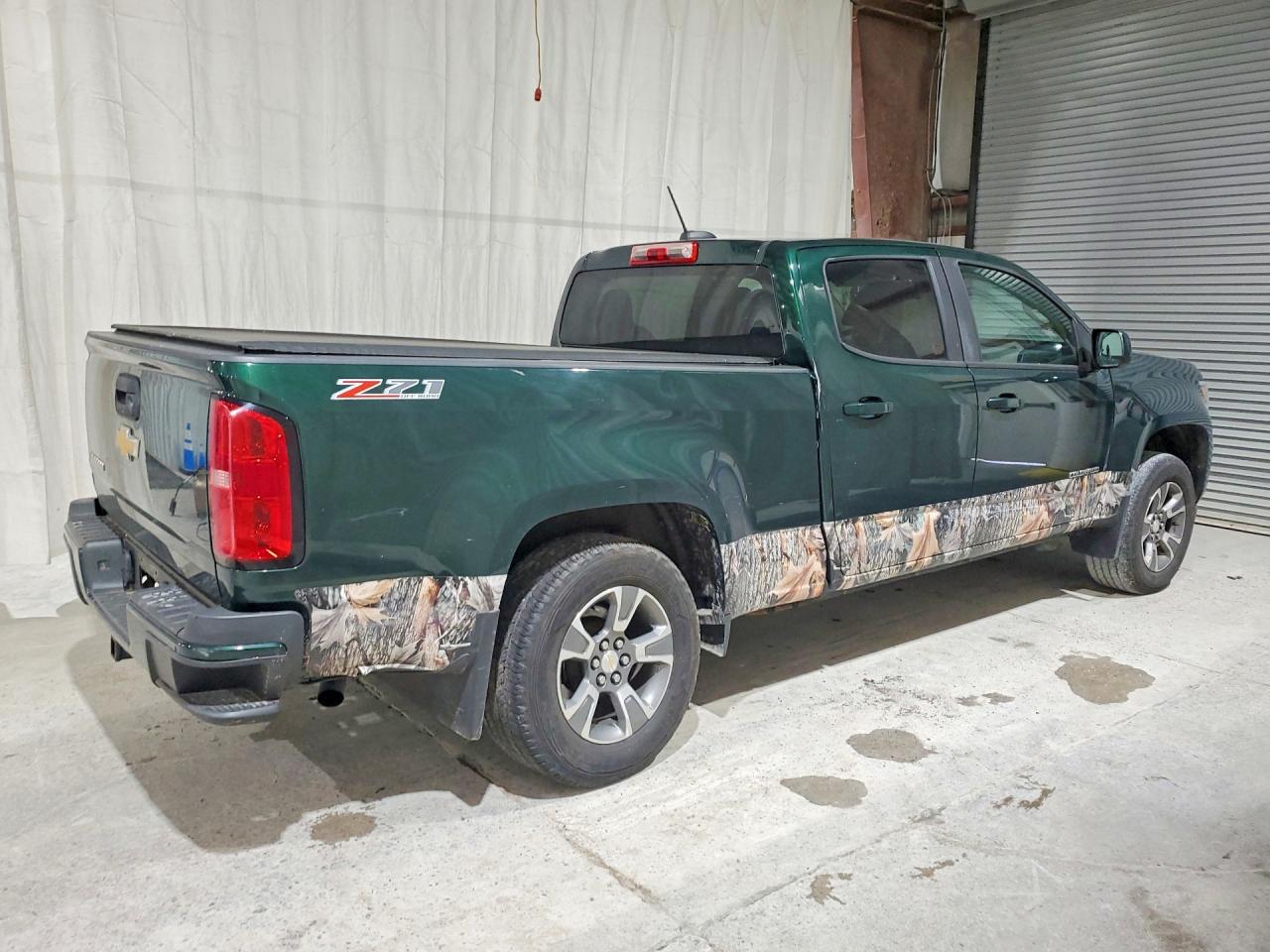 2015 Chevrolet Colorado Z71 Green vin: 1GCGTCE33F1166154