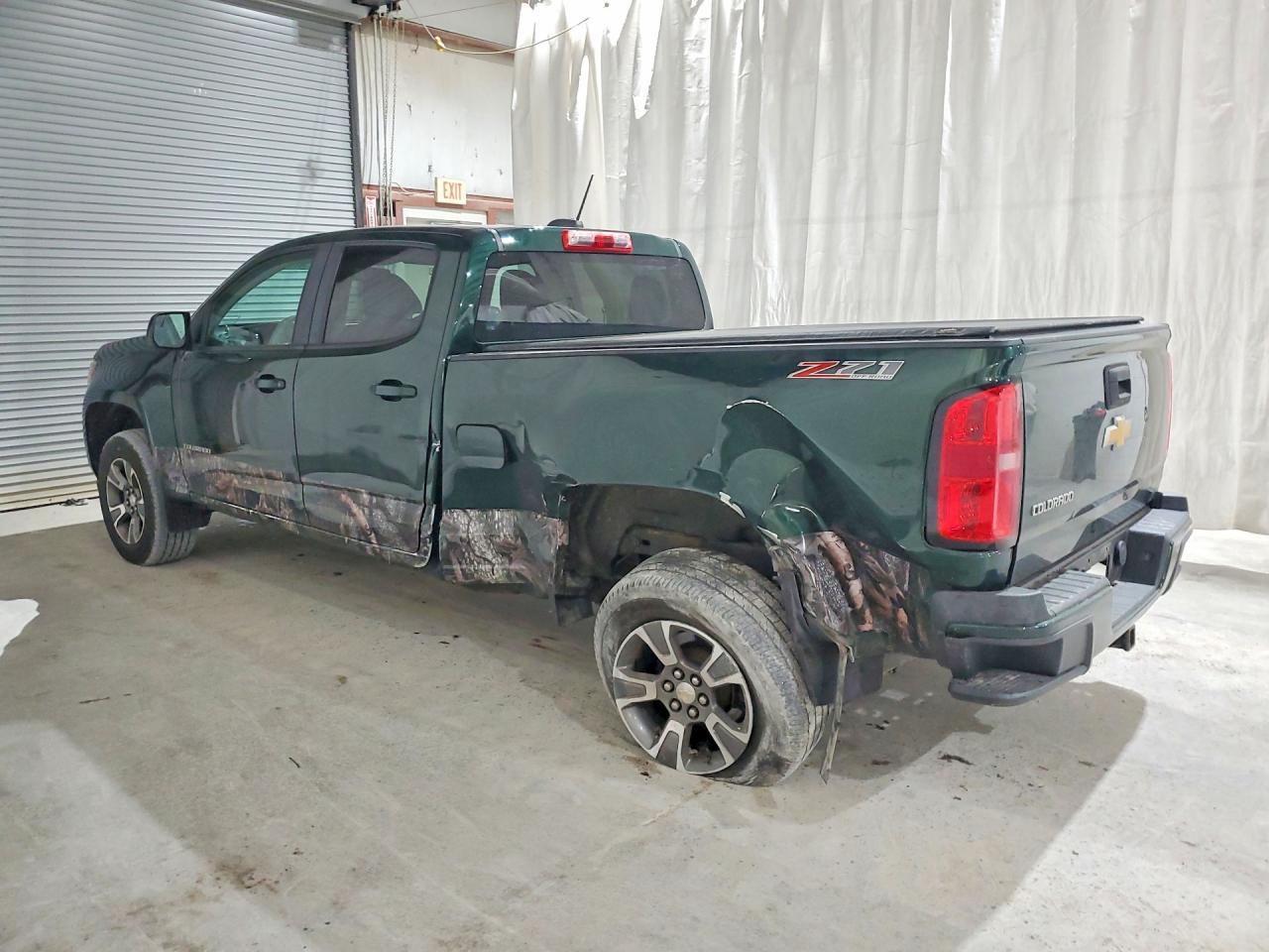 2015 Chevrolet Colorado Z71 Green vin: 1GCGTCE33F1166154