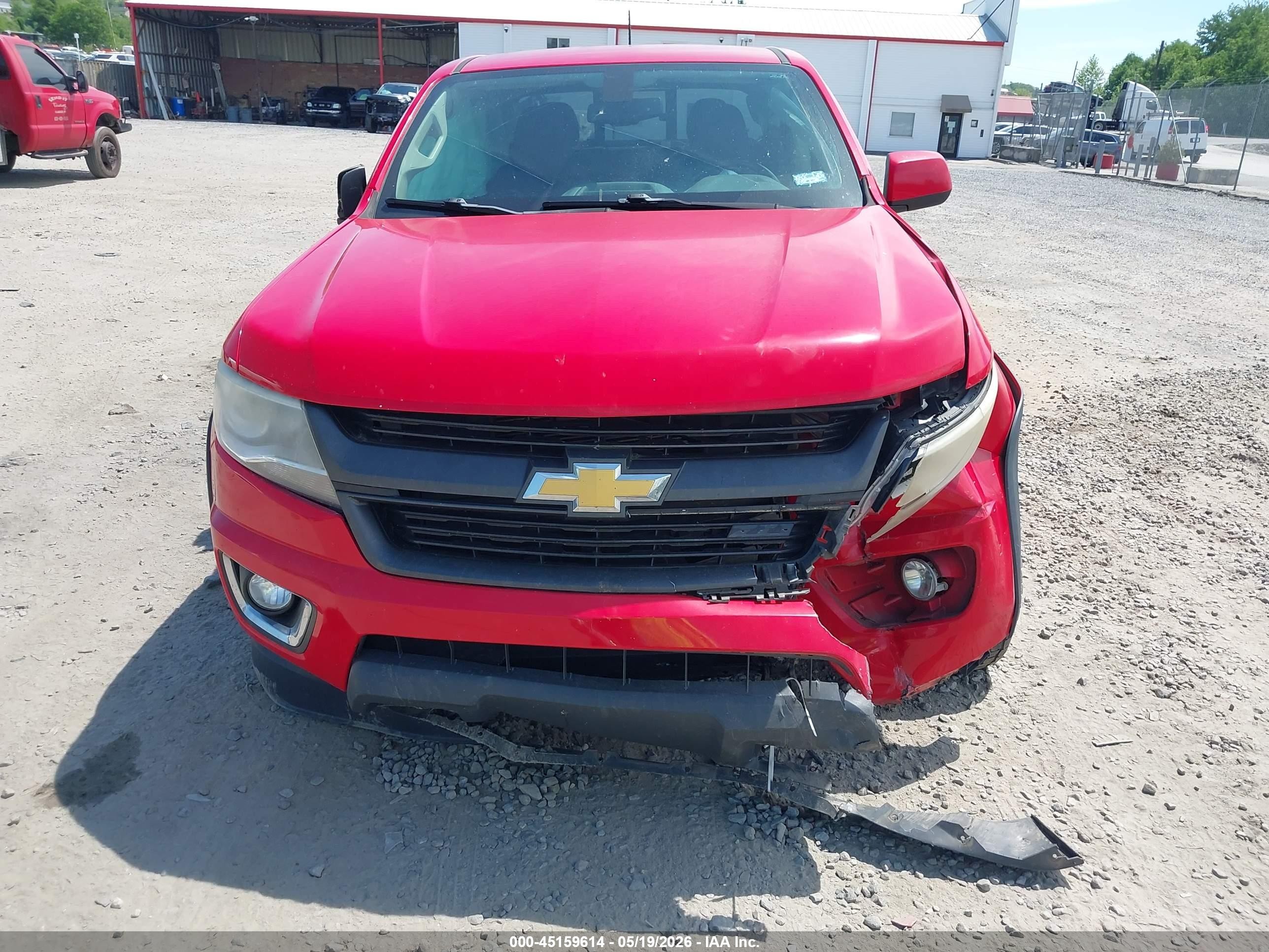 2015 Chevrolet Colorado Z71 Red vin: 1GCGTCE33F1193032