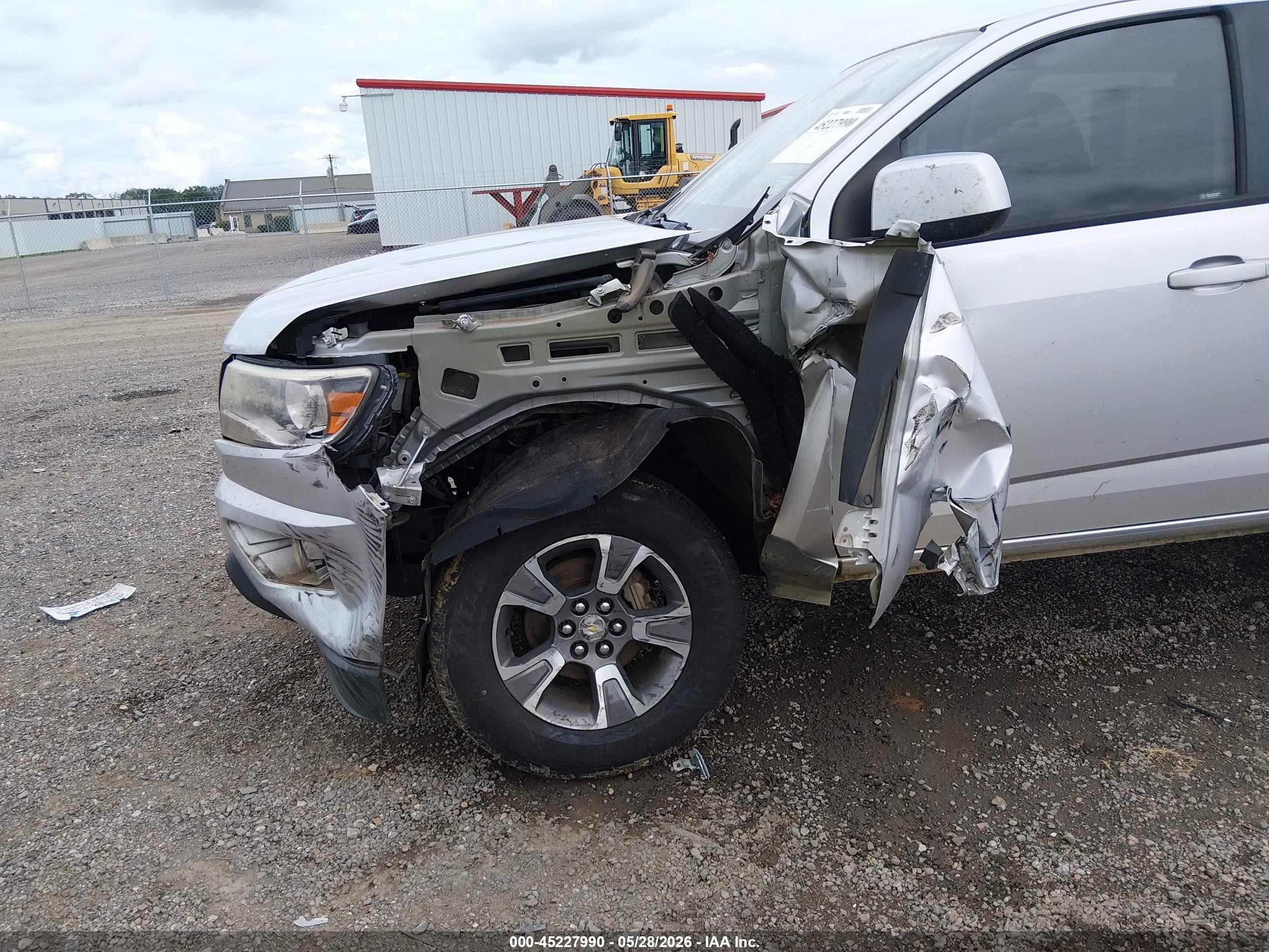 2015 Chevrolet Colorado Z71 Silver vin: 1GCGTCE33F1221752
