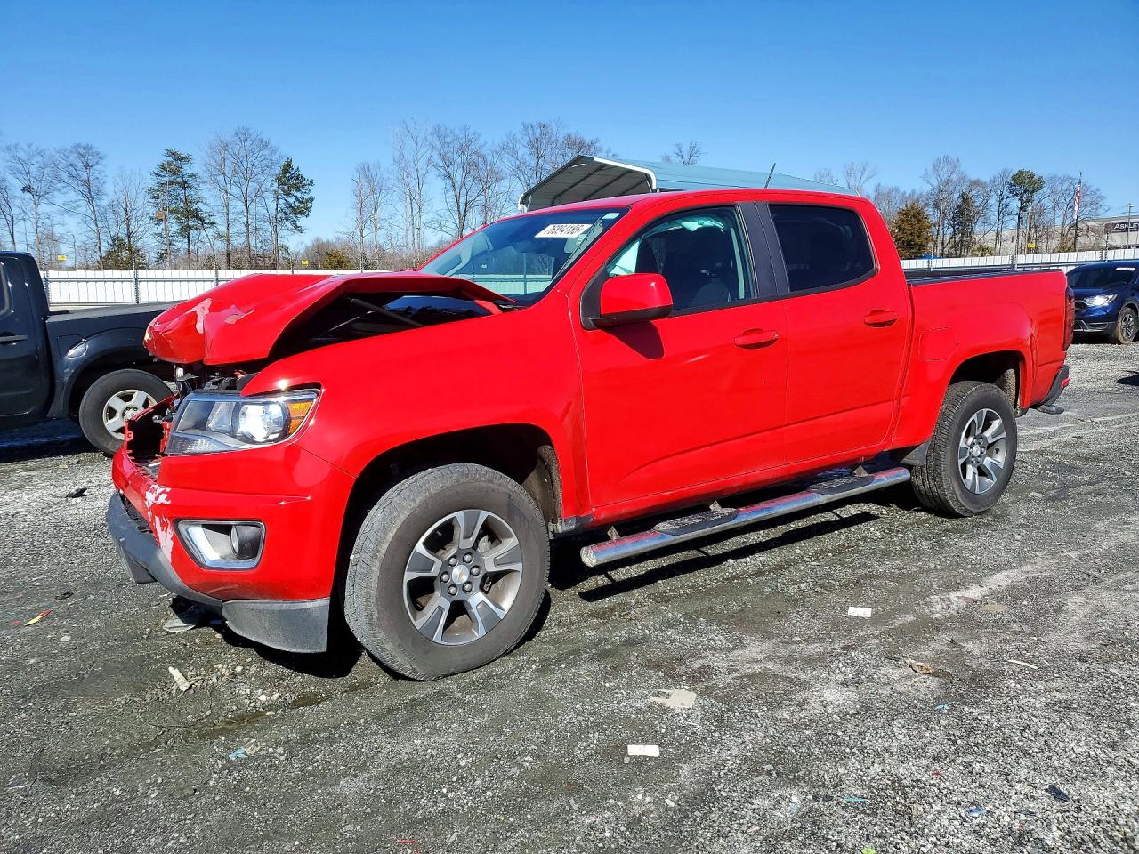 2015 Chevrolet Colorado Z71 Red vin: 1GCGTCE34F1163327