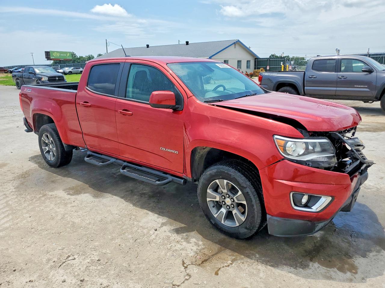 2015 Chevrolet Colorado Z71 Red vin: 1GCGTCE35F1119840