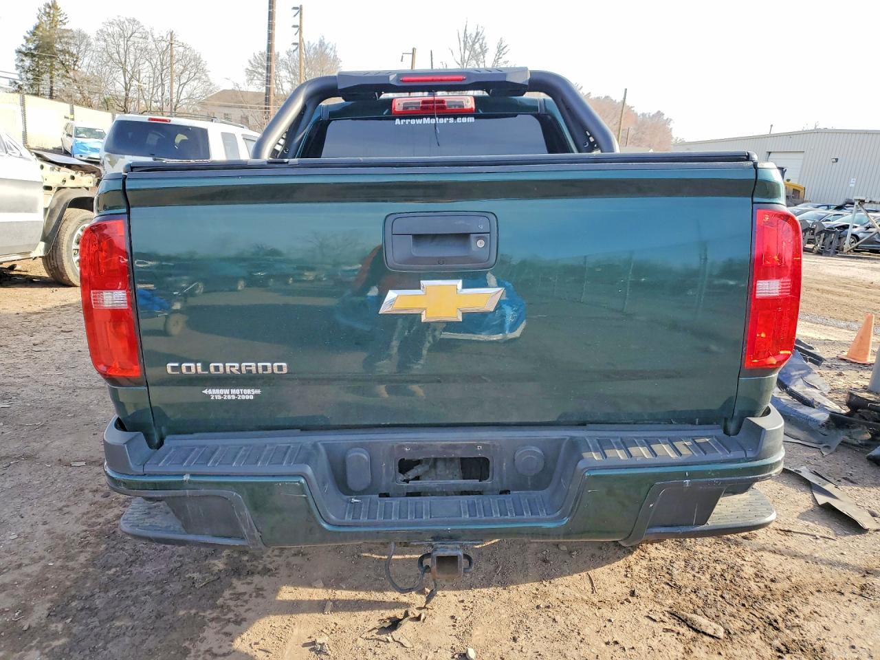 2015 Chevrolet Colorado Z71 Green vin: 1GCGTCE35F1124746