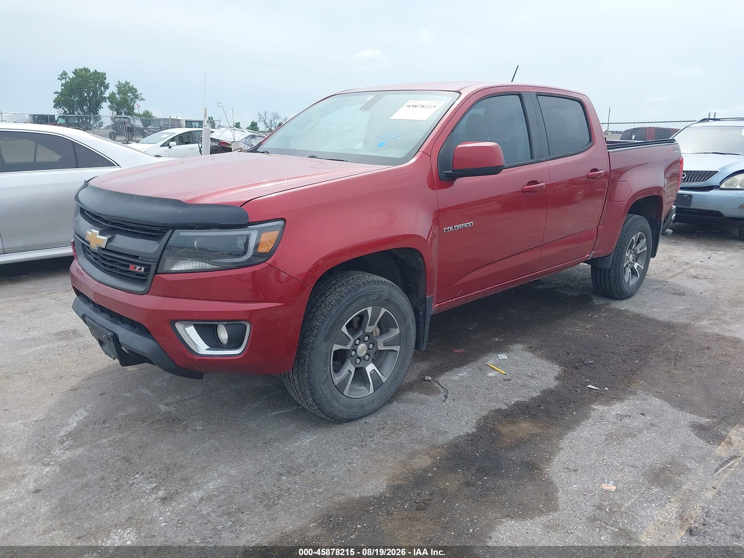 2015 Chevrolet Colorado Z71 Maroon vin: 1GCGTCE35F1126139