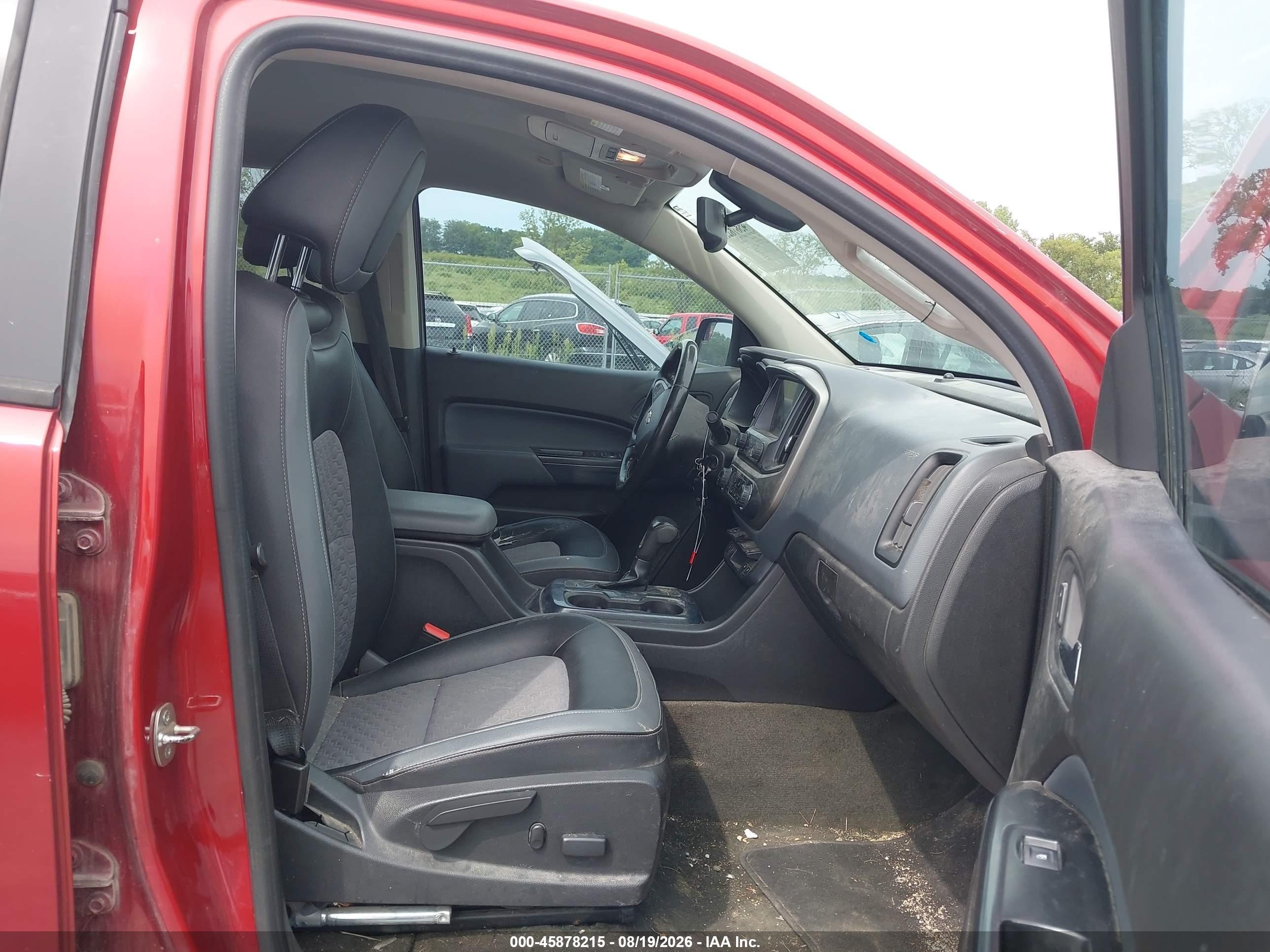 2015 Chevrolet Colorado Z71 Maroon vin: 1GCGTCE35F1126139