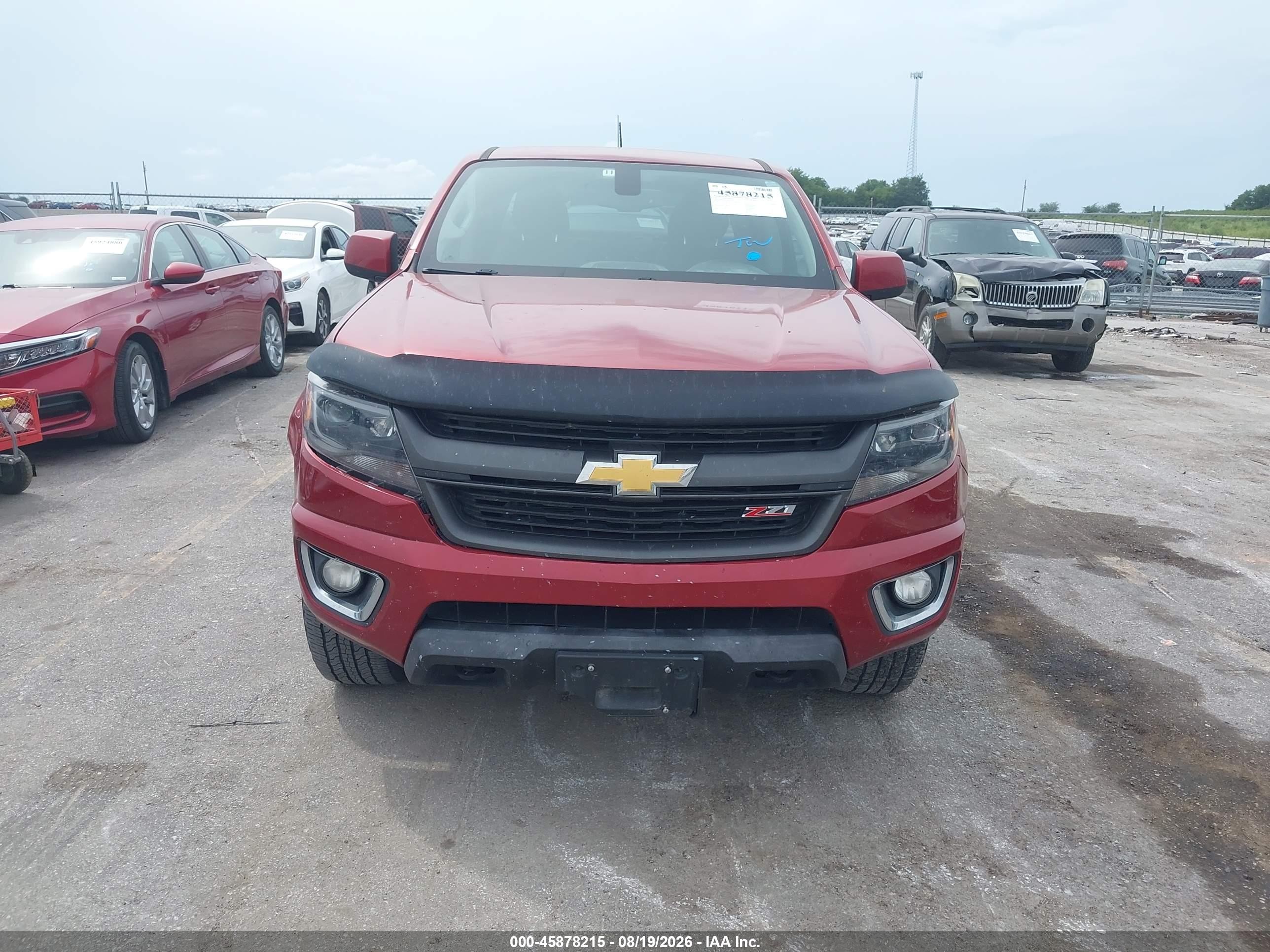 2015 Chevrolet Colorado Z71 Maroon vin: 1GCGTCE35F1126139