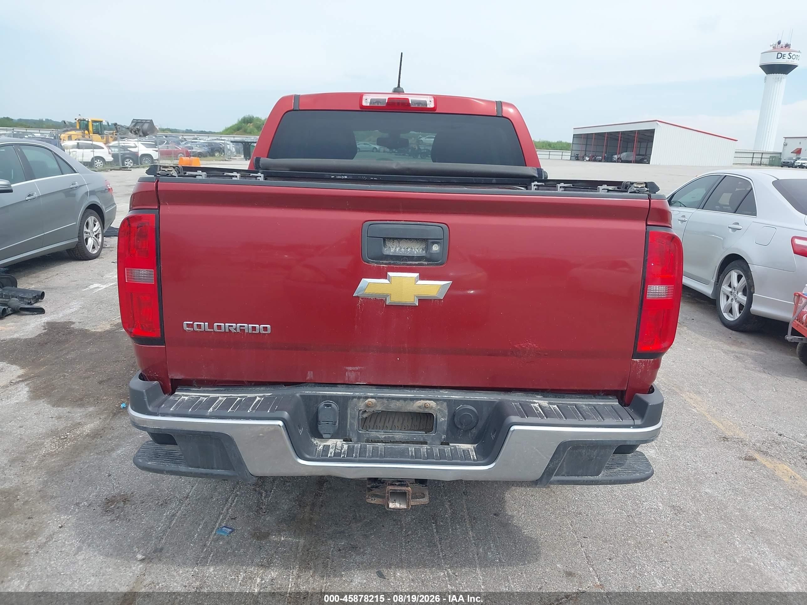 2015 Chevrolet Colorado Z71 Maroon vin: 1GCGTCE35F1126139