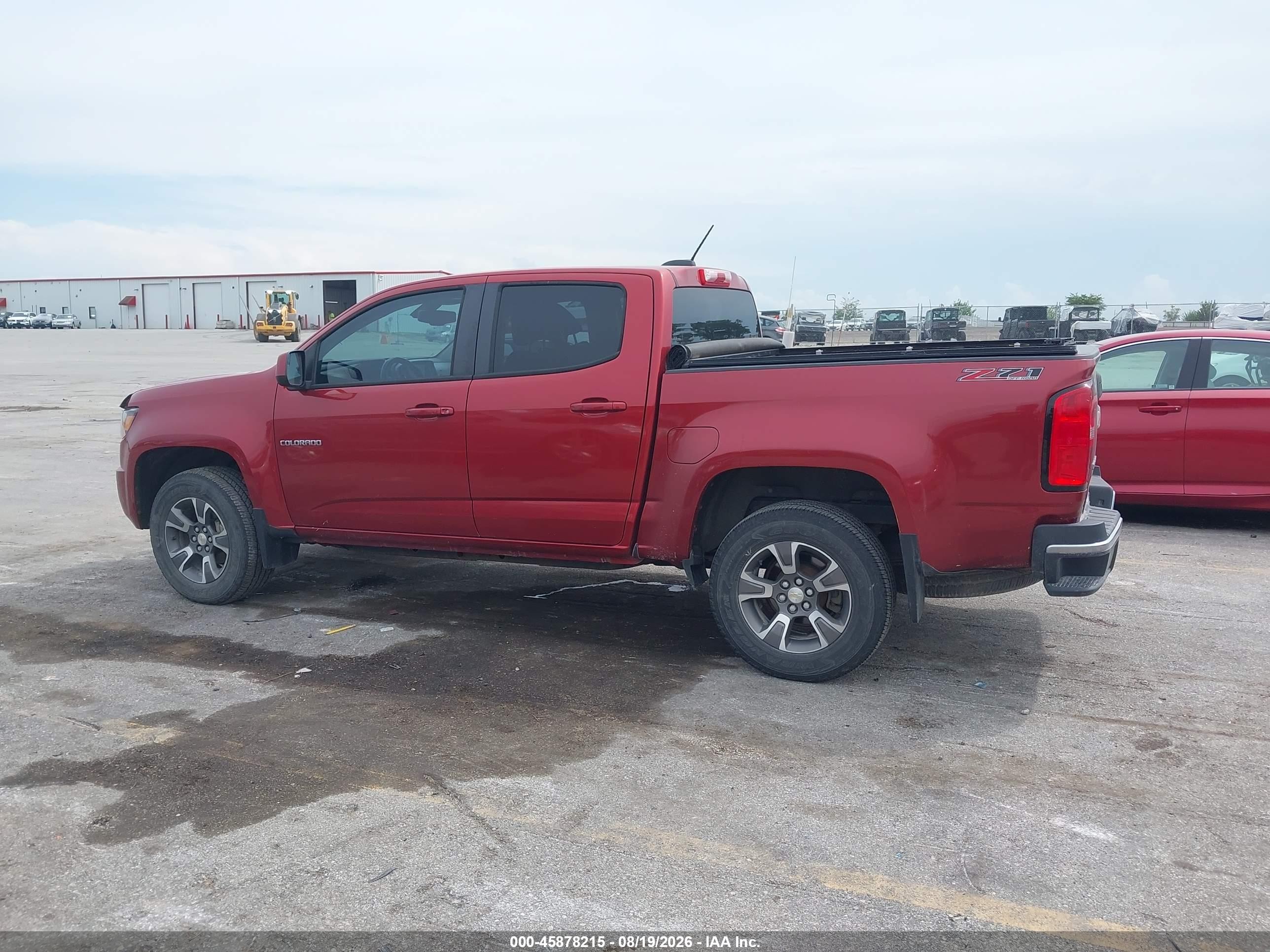 2015 Chevrolet Colorado Z71 Maroon vin: 1GCGTCE35F1126139