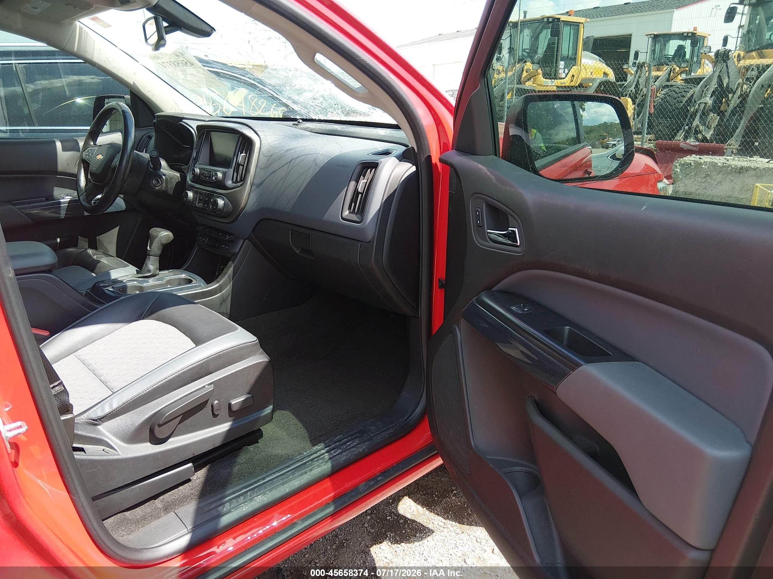 2015 Chevrolet Colorado Z71 Red vin: 1GCGTCE35F1129204