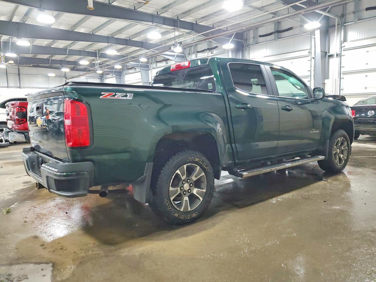 2015 Chevrolet Colorado Z71 Green vin: 1GCGTCE35F1133432