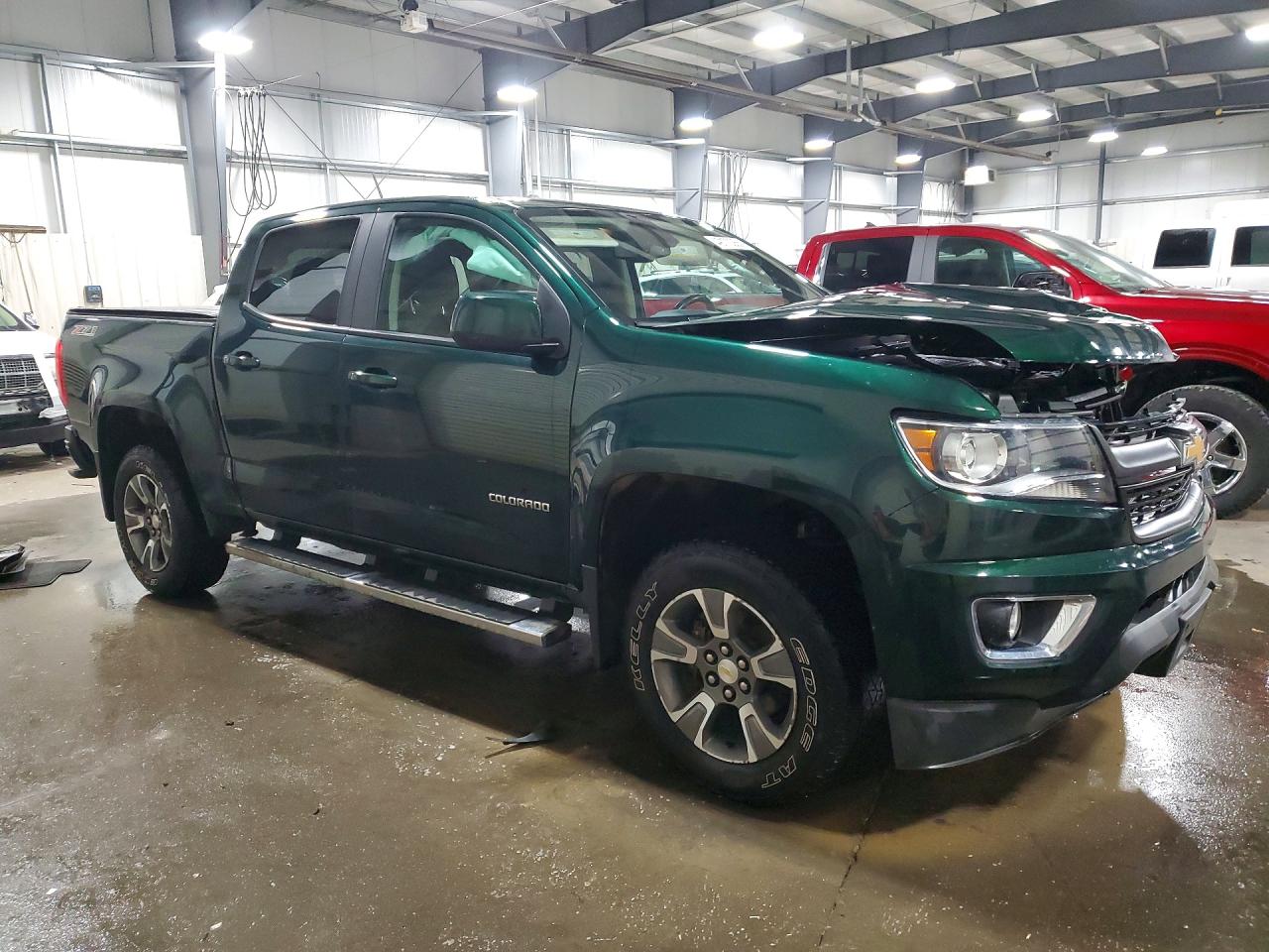 2015 Chevrolet Colorado Z71 Green vin: 1GCGTCE35F1133432
