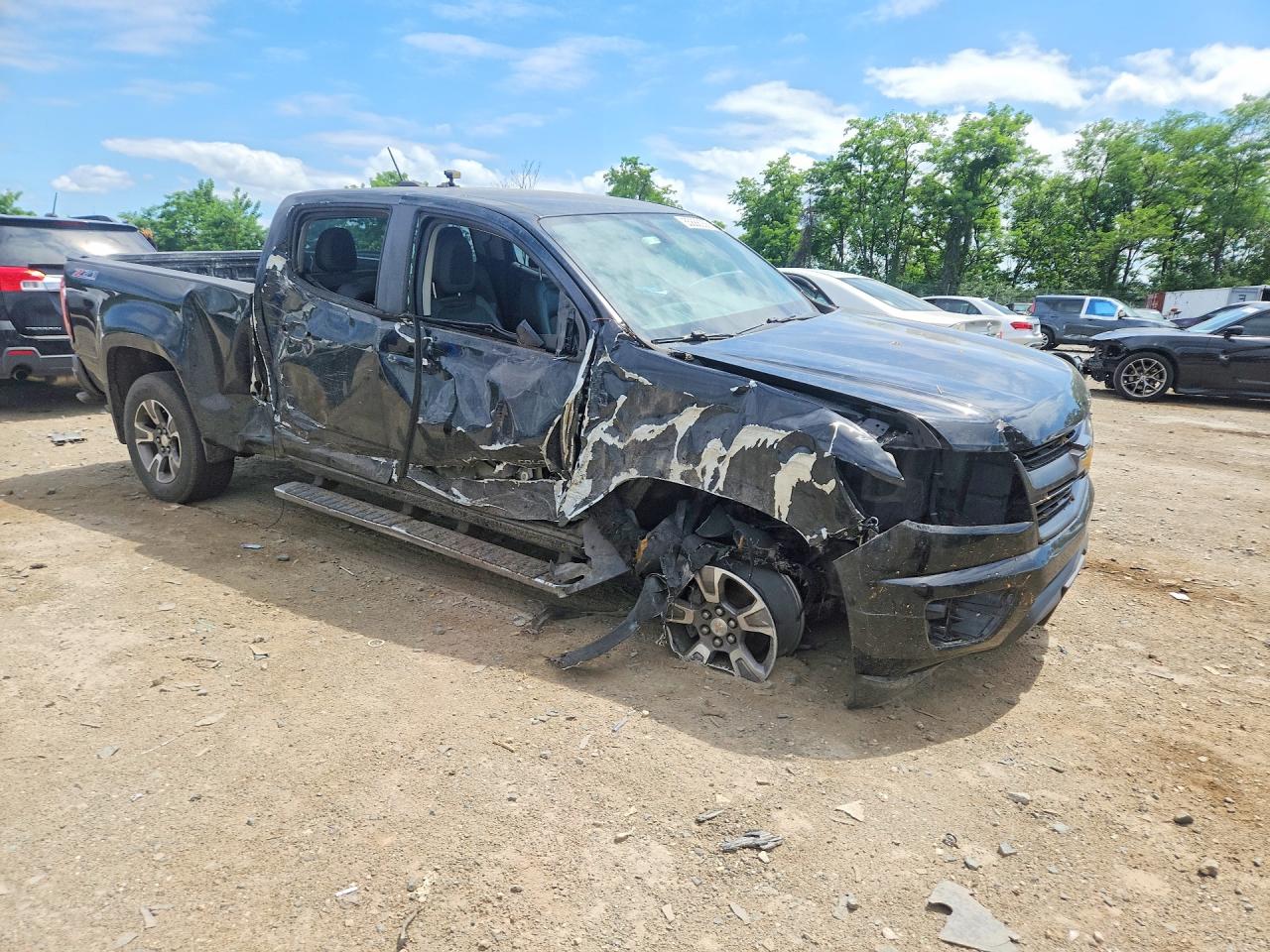 2015 Chevrolet Colorado Z71 Black vin: 1GCGTCE35F1157942