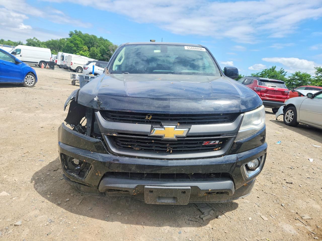 2015 Chevrolet Colorado Z71 Black vin: 1GCGTCE35F1157942