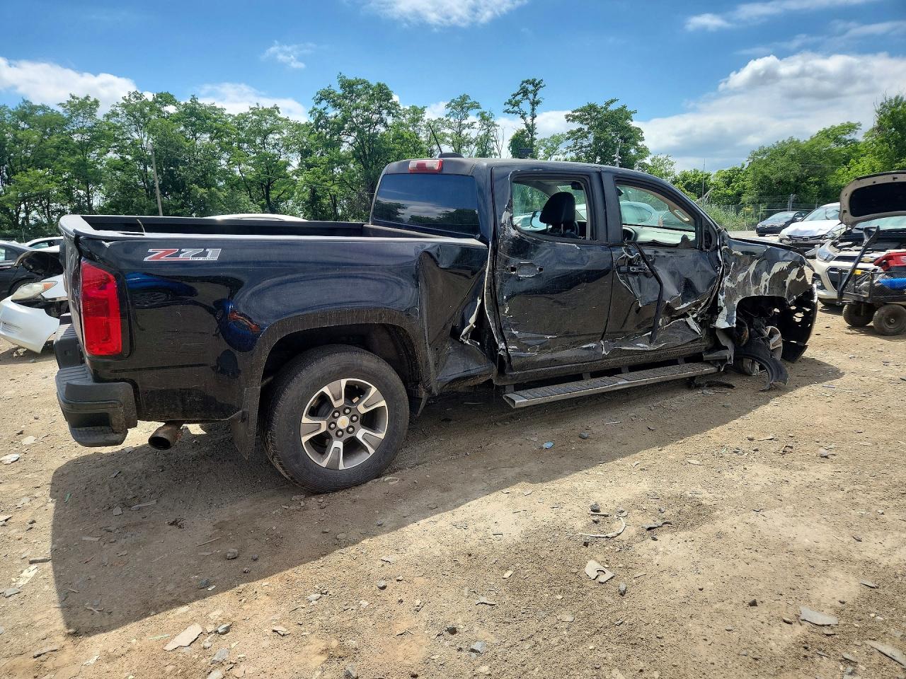2015 Chevrolet Colorado Z71 Black vin: 1GCGTCE35F1157942
