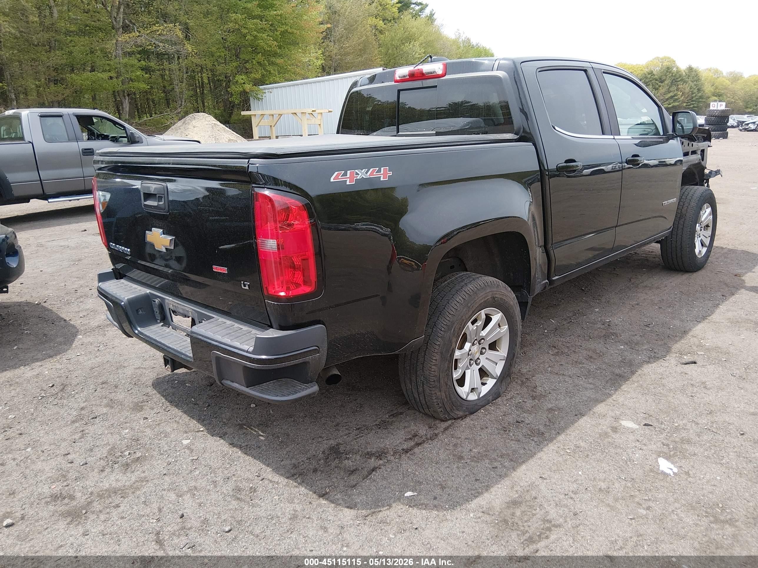 2016 Chevrolet Colorado Lt Black vin: 1GCGTCE35G1348326
