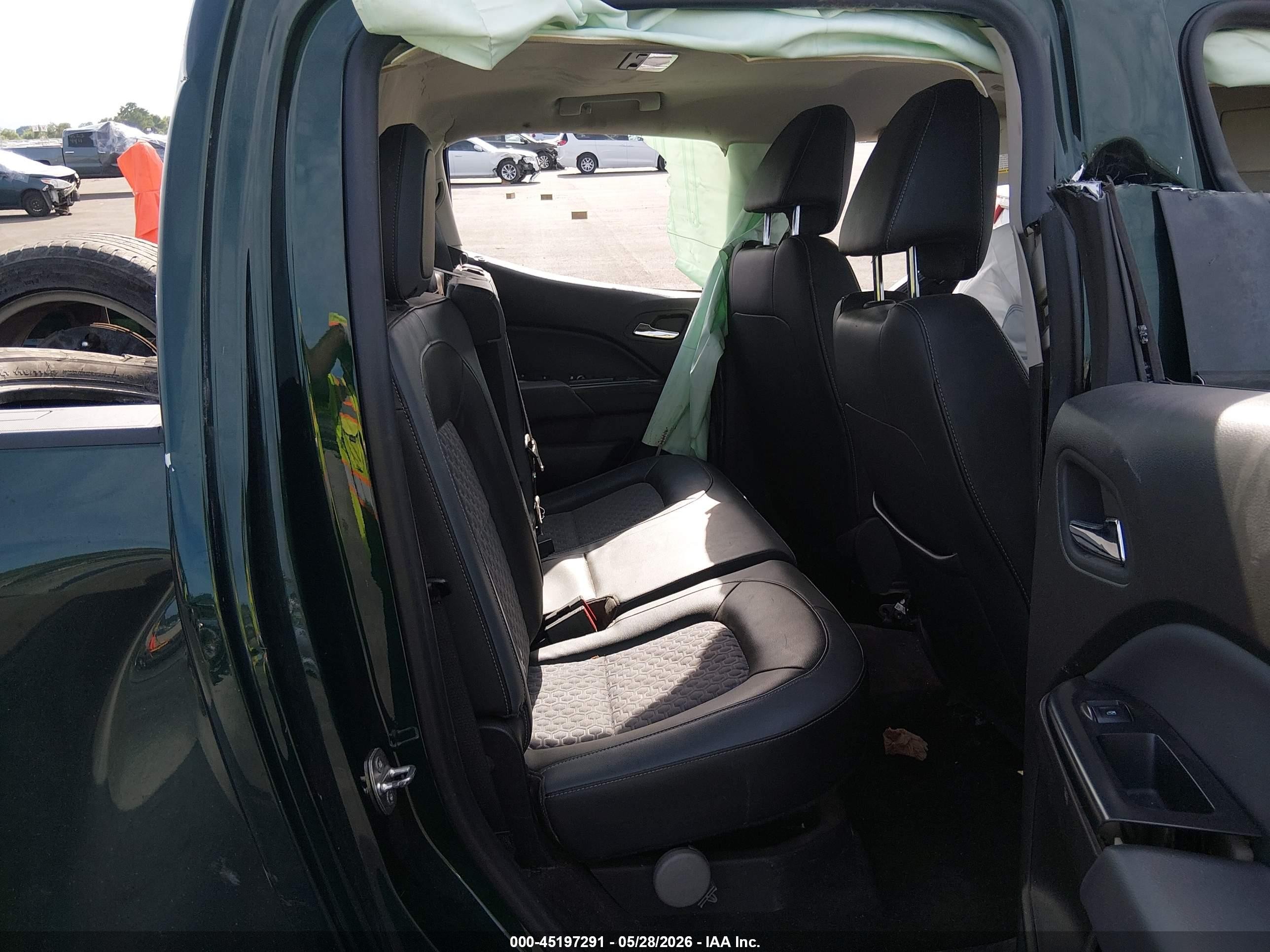 2015 Chevrolet Colorado Z71 Green vin: 1GCGTCE36F1183126