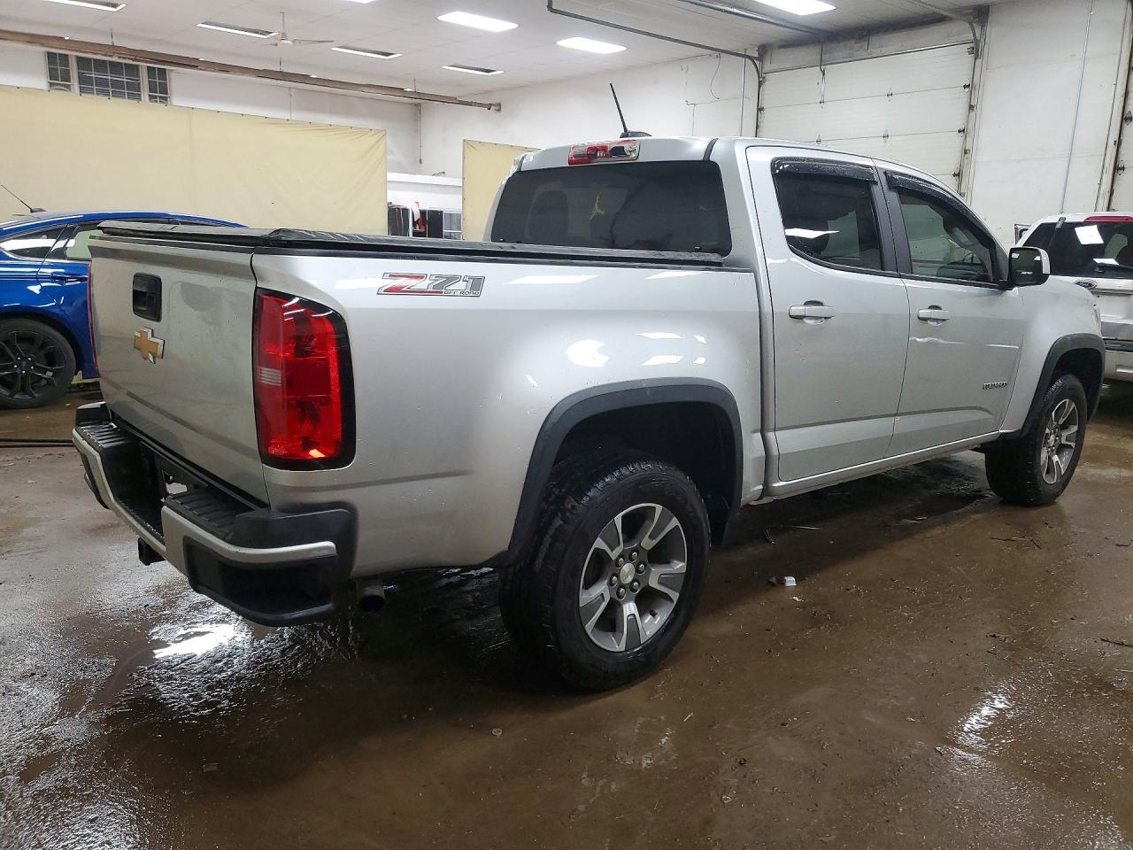 2015 Chevrolet Colorado Z71 Silver vin: 1GCGTCE36F1235211