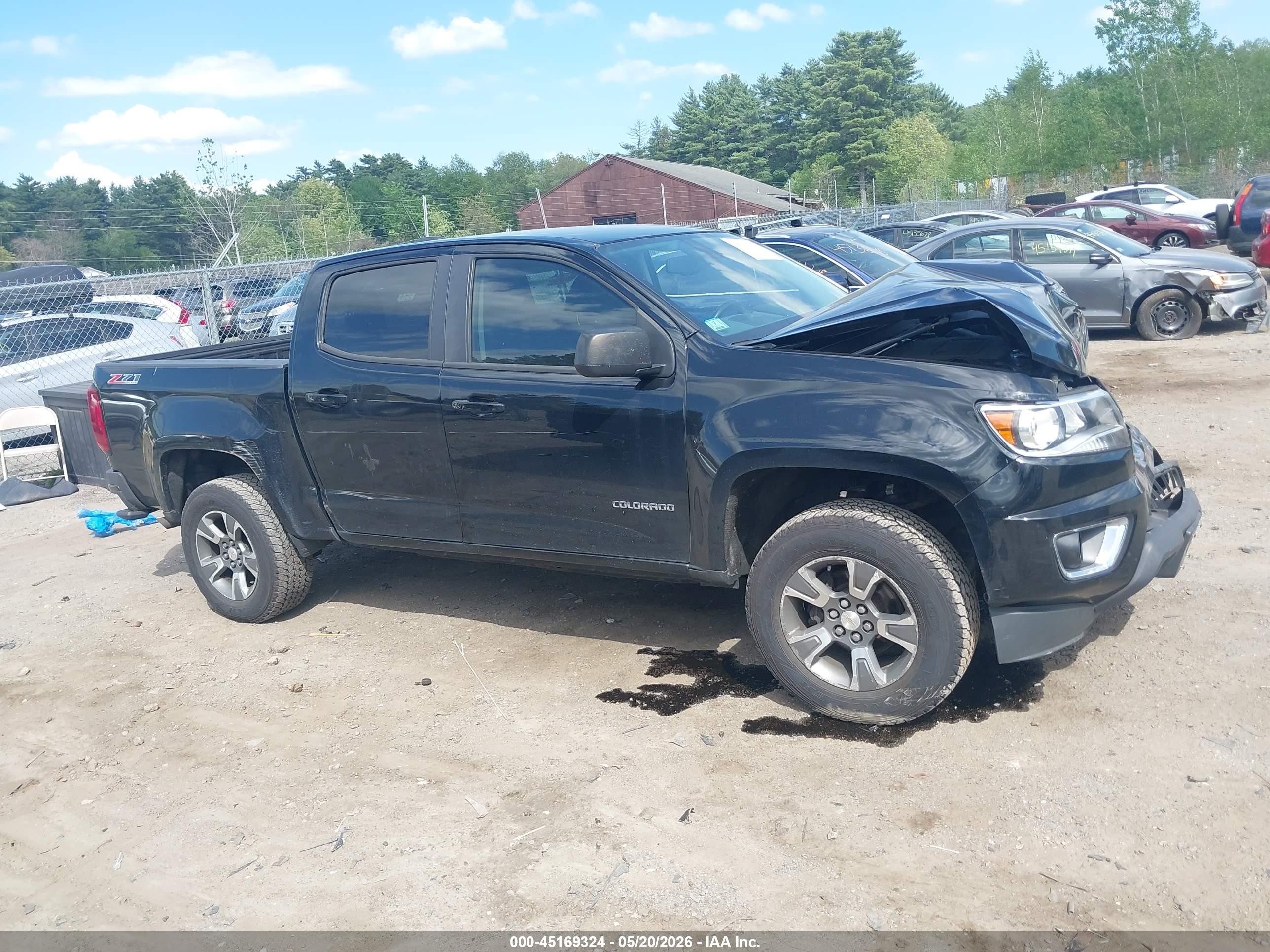2015 Chevrolet Colorado Z71 Black vin: 1GCGTCE36F1243938